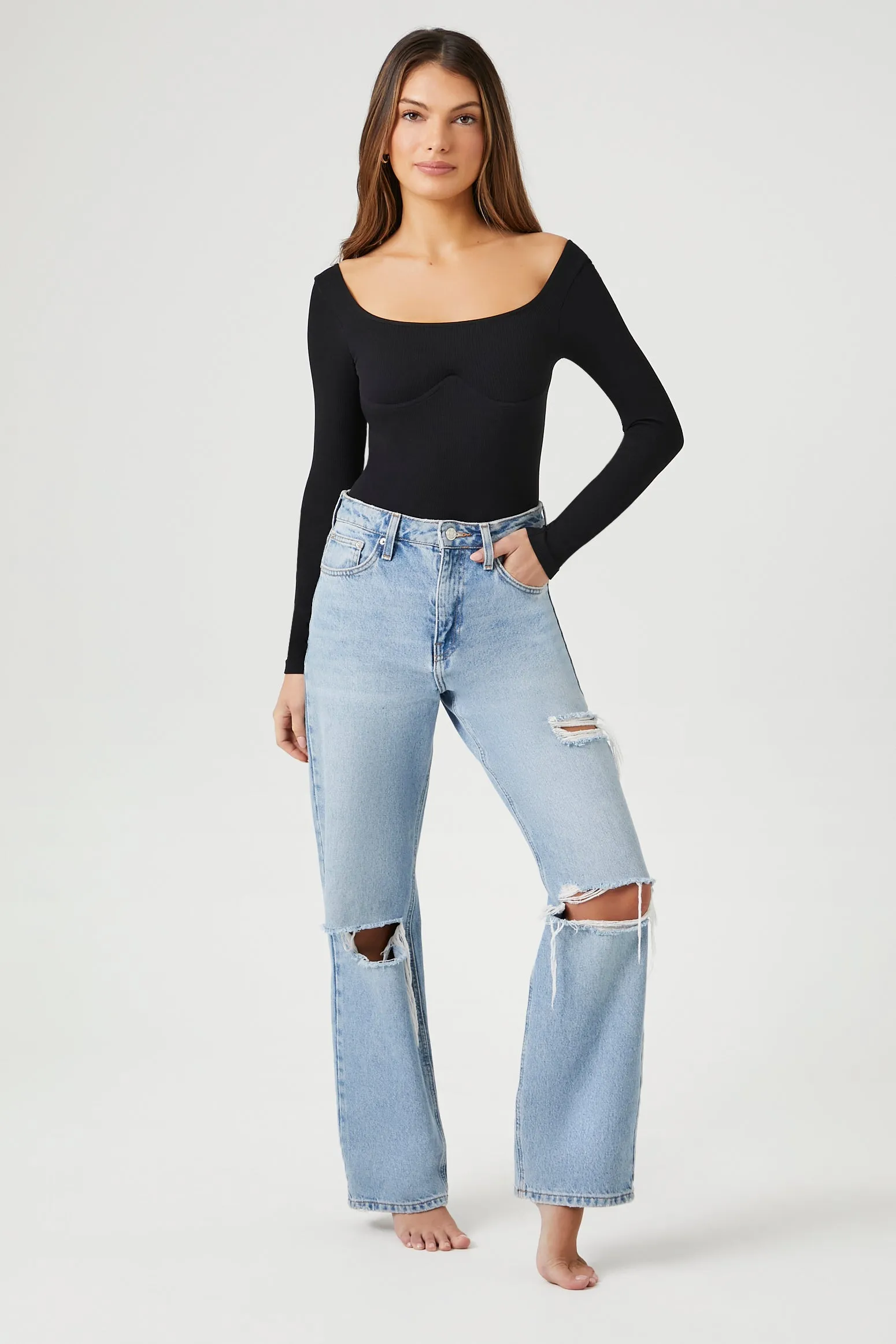 Maillot sans couture avec découpe au dos sold by Urban Planet product image thumbnail 3