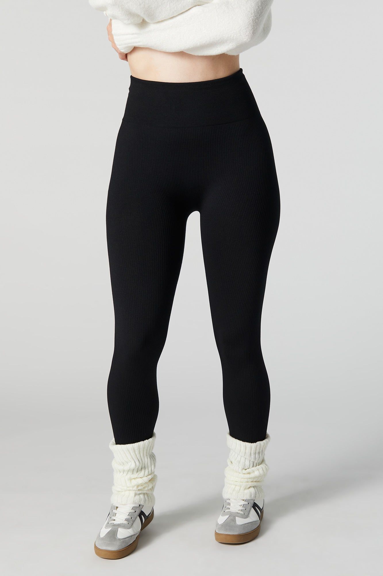 Ribbed Fleeceback Legging sold by Urban Planet product image thumbnail 5