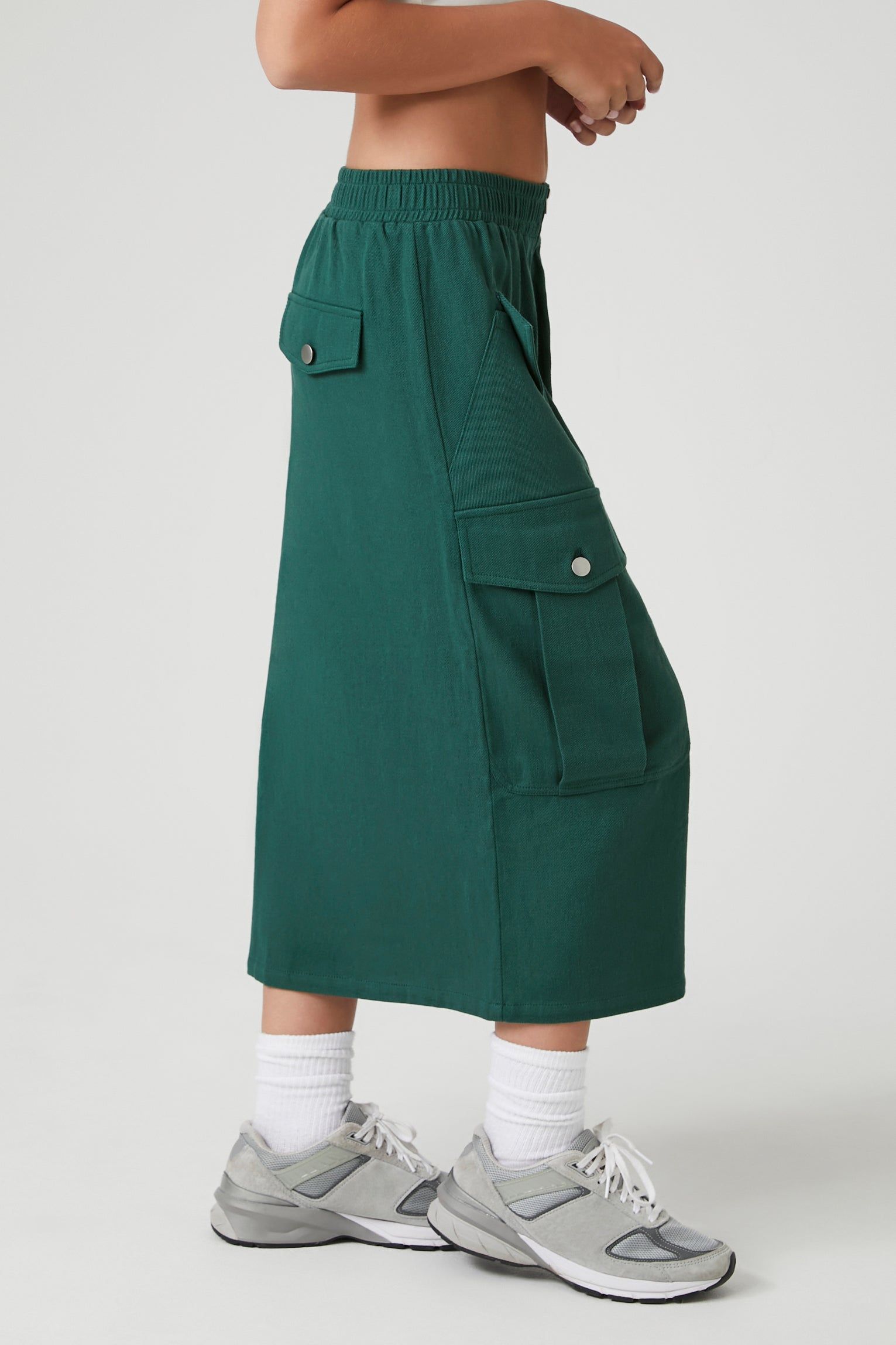 Jupe midi cargo avec fermeture à glissière sold by Urban Planet product image thumbnail 4