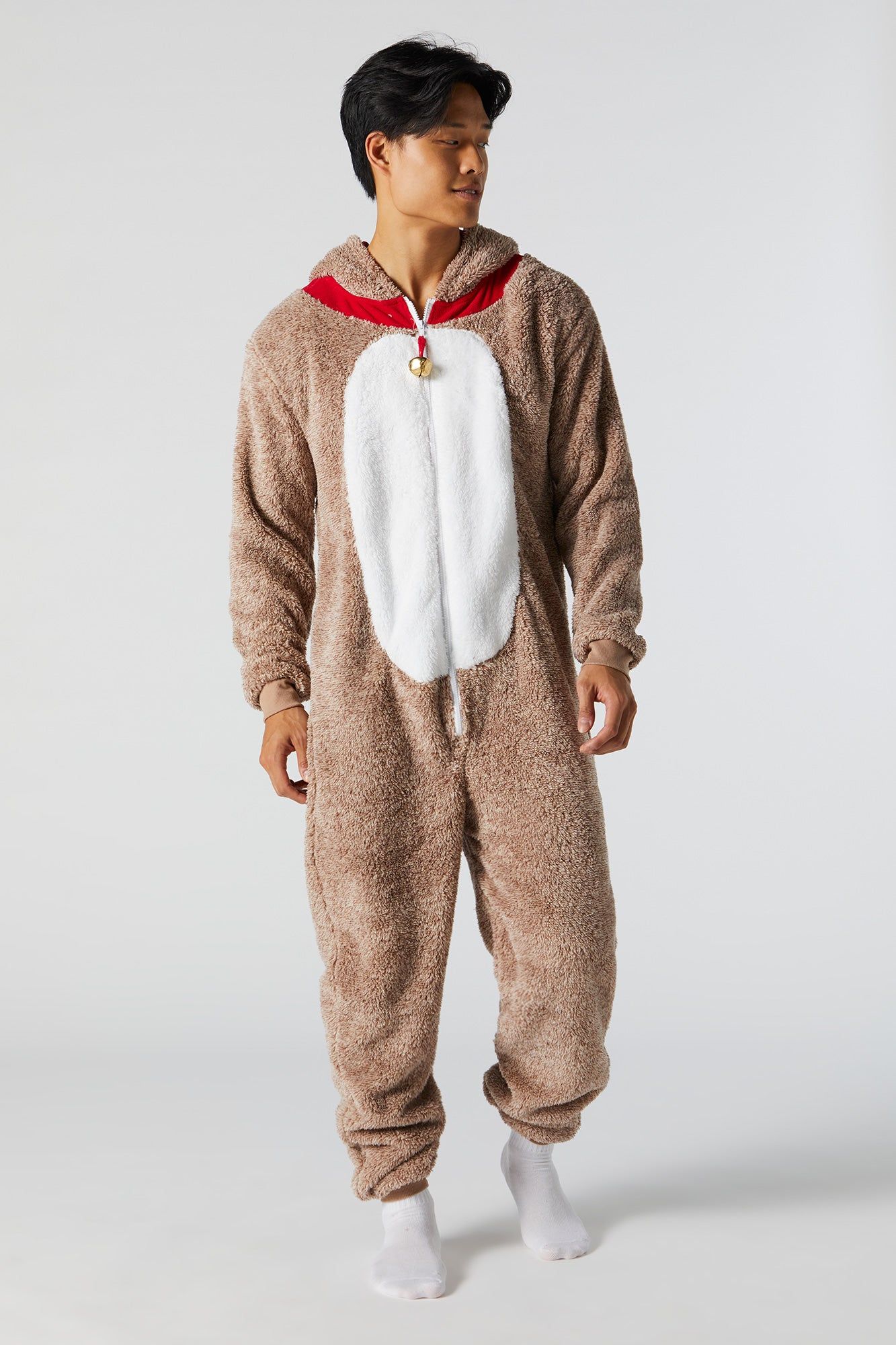 Plush 3D Rudolph Onesie sold by Urban Planet
