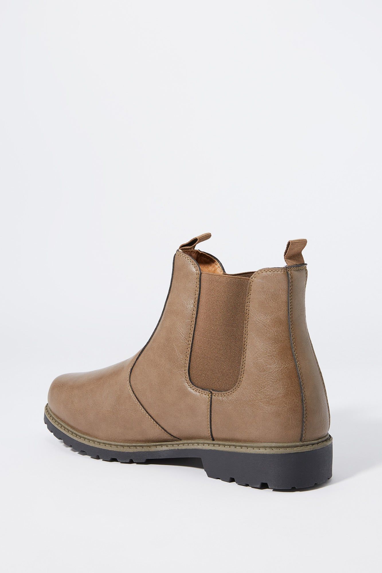 Faux Leather Chelsea Lug Boot sold by Urban Planet product image thumbnail 3