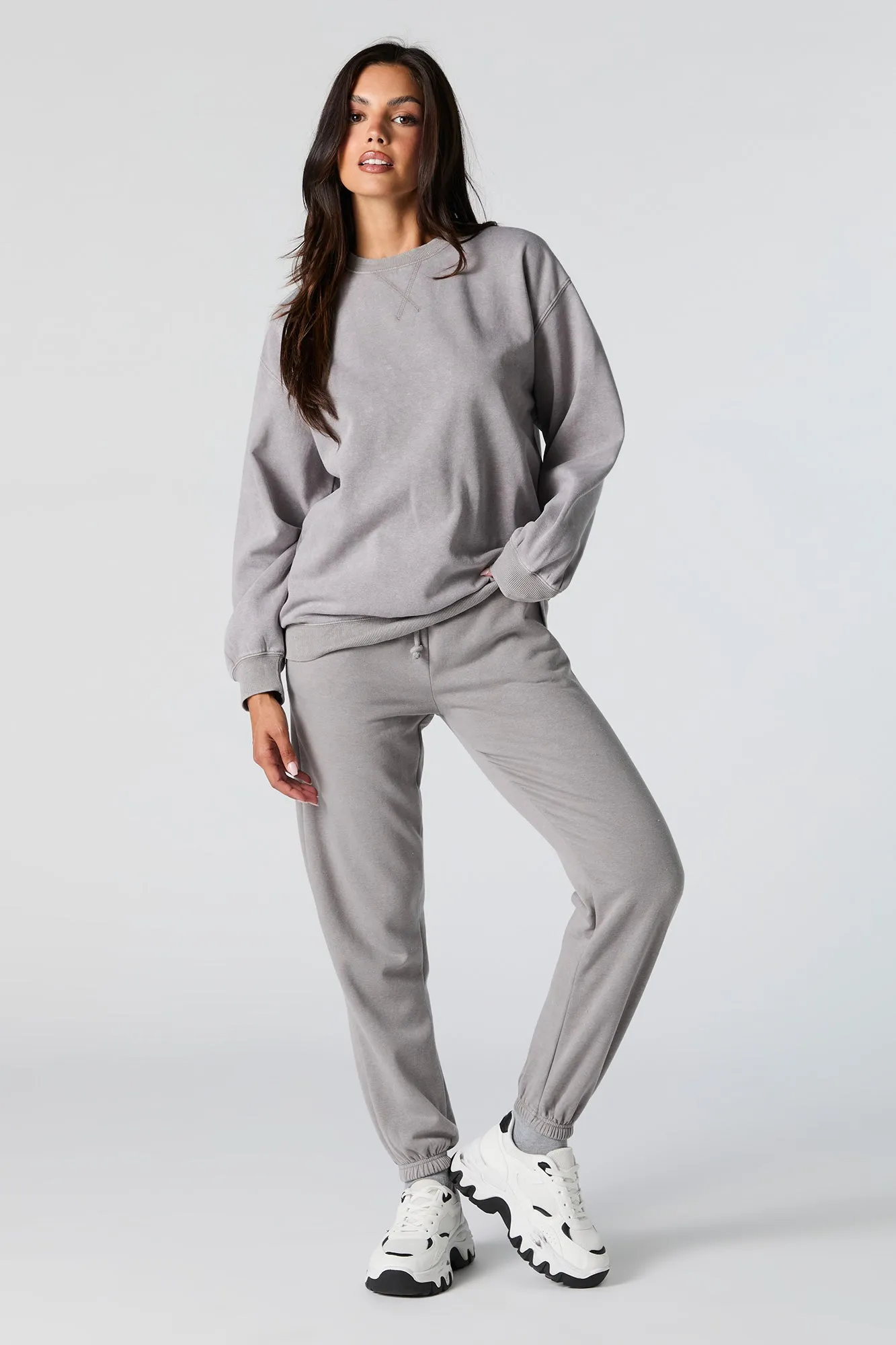 Jogger en molleton délavé sold by Urban Planet product image thumbnail 5