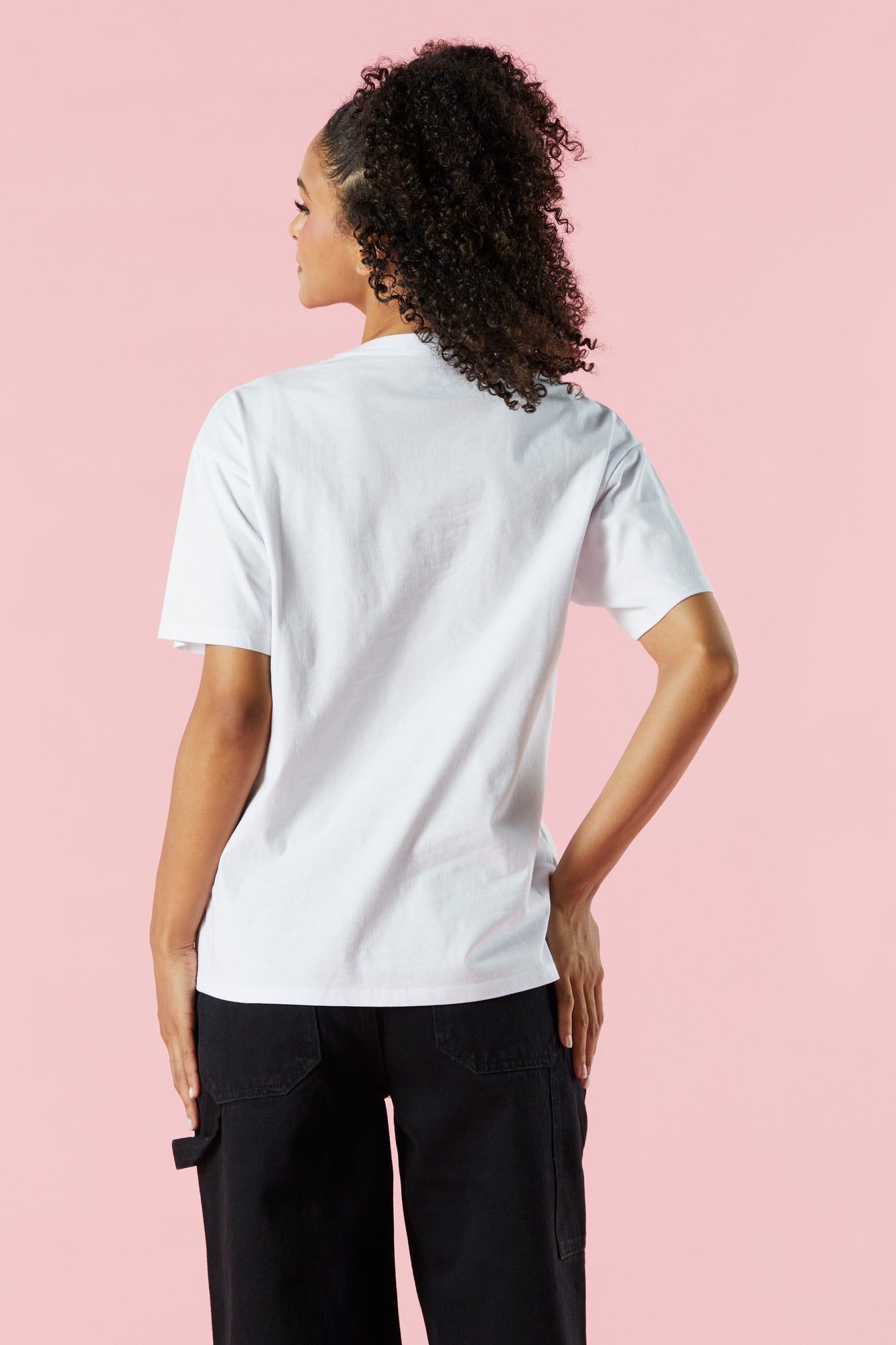Barbie™ White Graphic Boyfriend T-Shirt sold by Urban Planet product image thumbnail 2