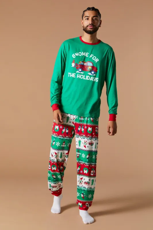 Fammy Jammies Xmas Gnome 2 Piece Pajama Set sold by Urban Planet