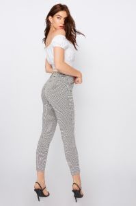 Plaid High-Rise Skinny Pant sold by Urban Planet