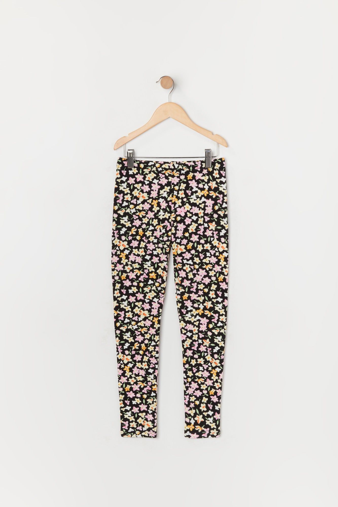 Girls Floral Print Soft Fleece Legging sold by Urban Planet