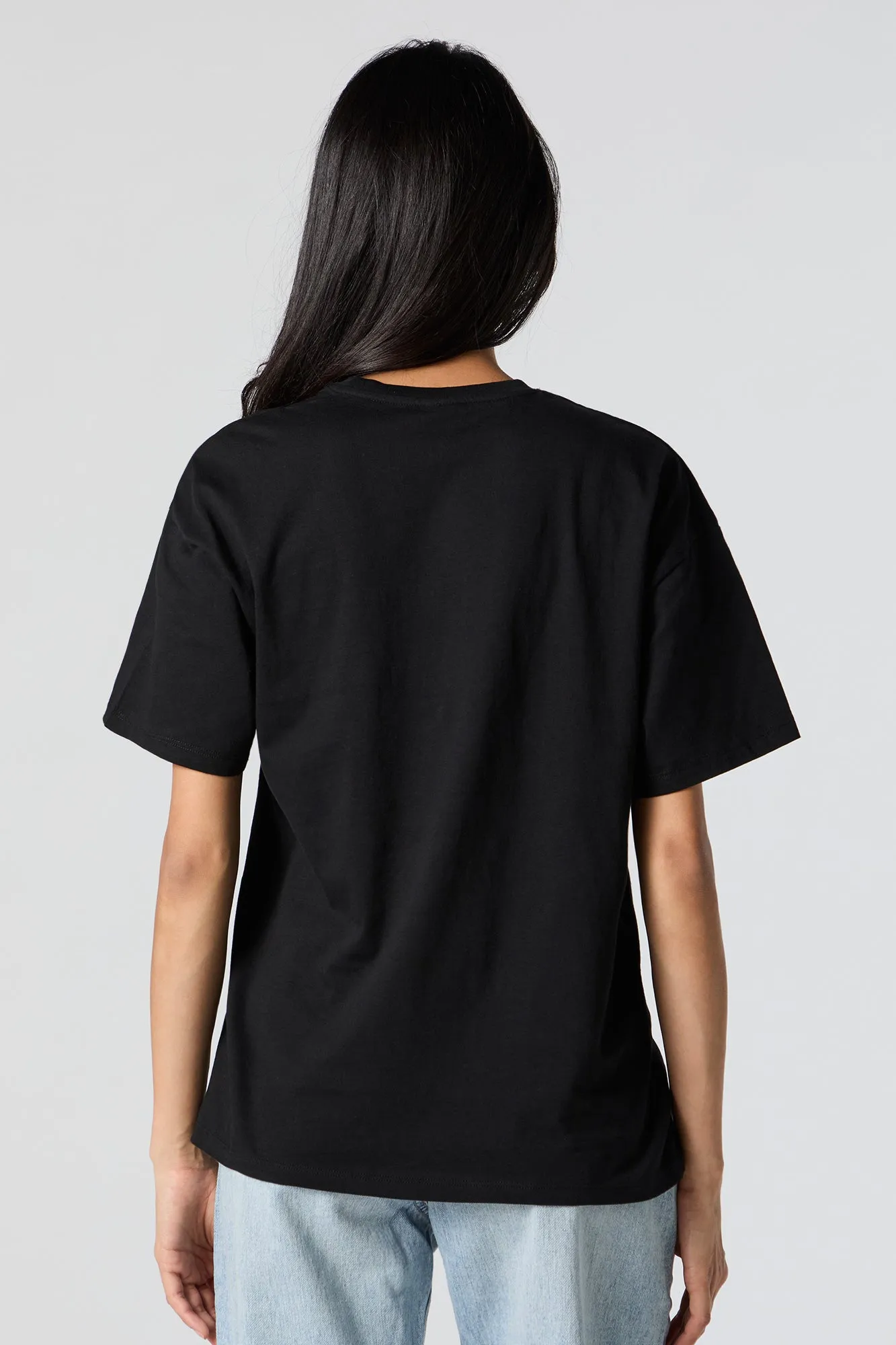 Luck 777 Graphic Boyfriend T-Shirt sold by Urban Planet product image thumbnail 4