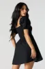Smocked Puff Sleeve Mini Dress sold by Urban Planet