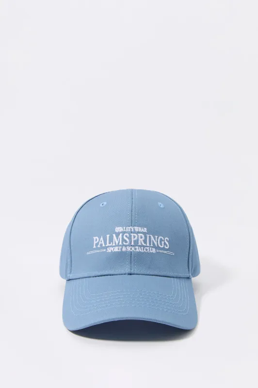 Casquette de baseball avec motif brodé Palm Springs sold by Urban Planet