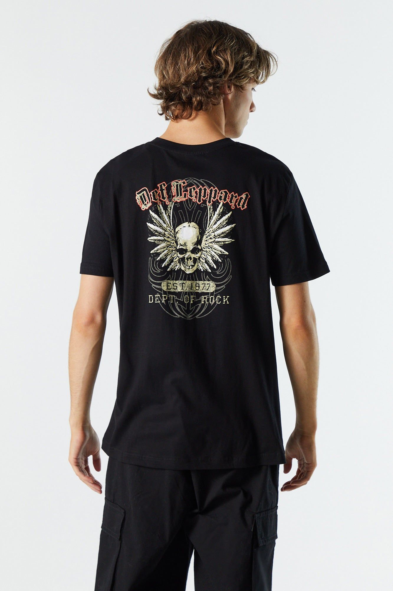 T-shirt à imprimé Def Leppard sold by Urban Planet product image thumbnail 2