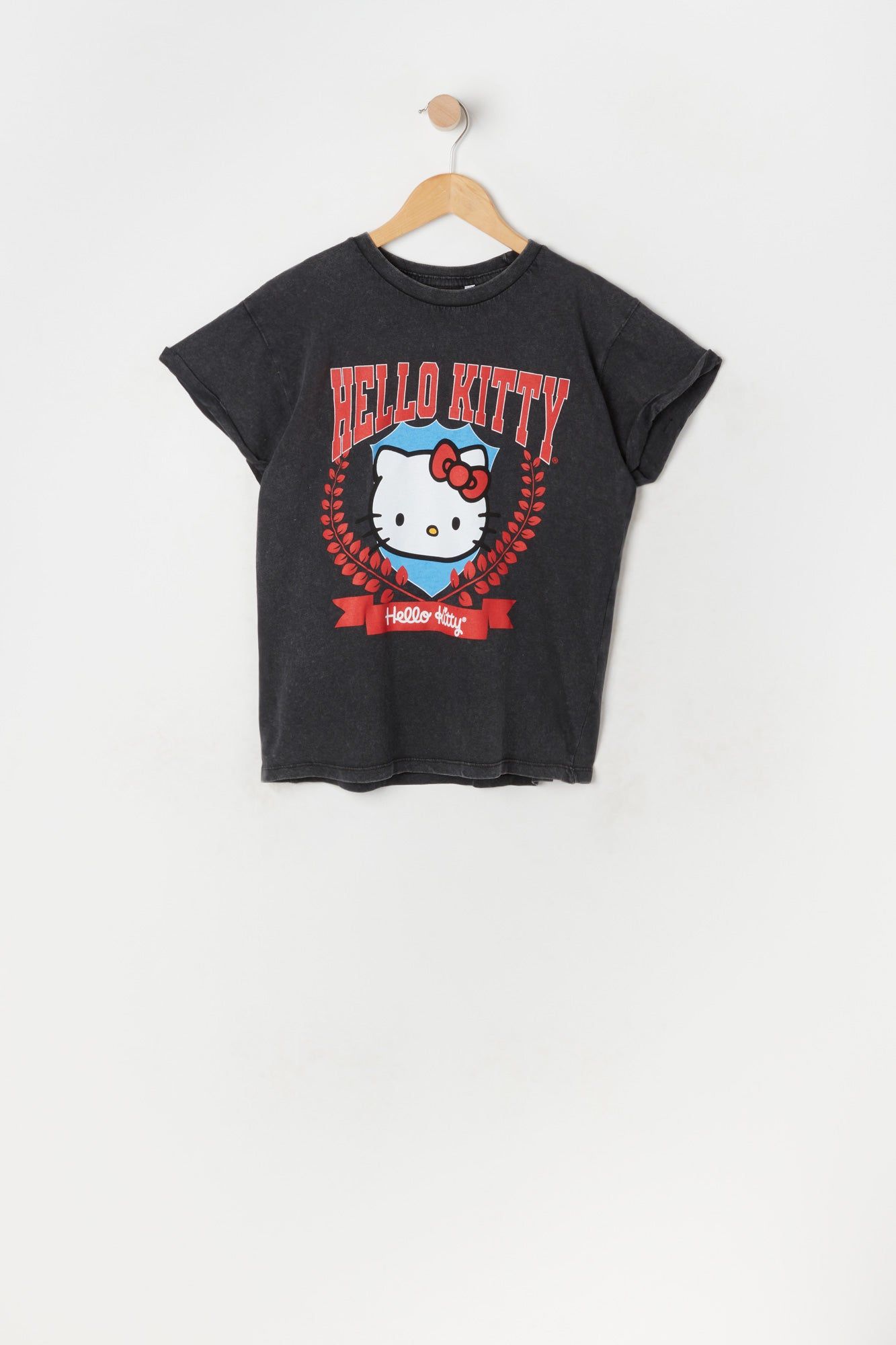 Girls Varsity Hello Kitty Graphic Boyfriend T-Shirt sold by Urban Planet