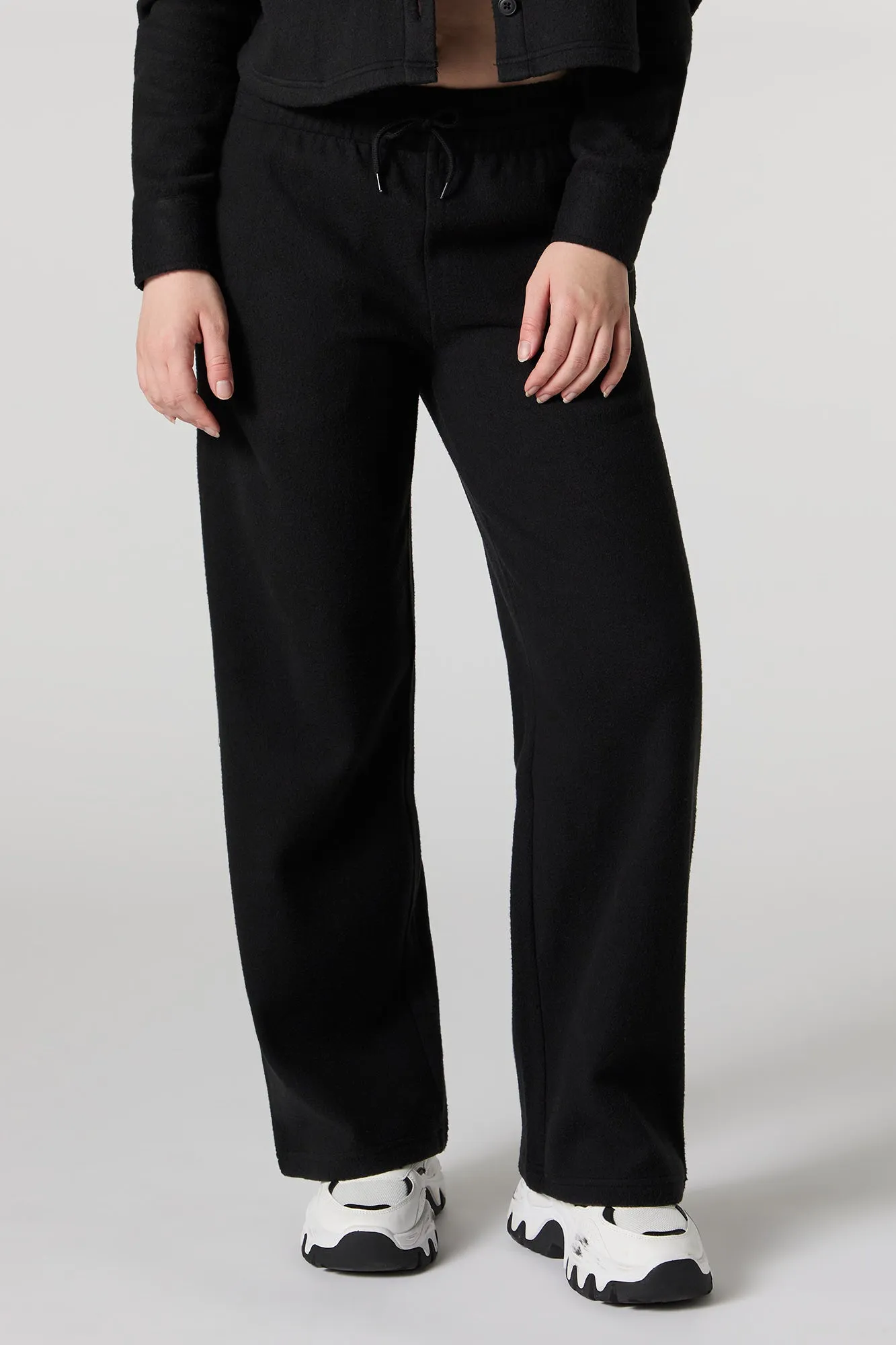 Fleece Drawstring Wide Leg Pant sold by Urban Planet product image thumbnail 5