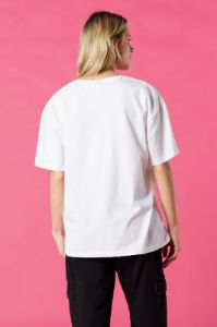 Barbie™ The Movie White Graphic Boyfriend T-Shirt sold by Urban Planet