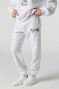 Jogger en molleton avec motif brodé London sold by Urban Planet