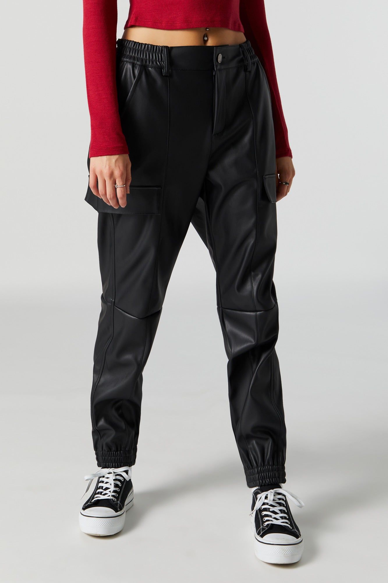 Faux Leather Jogger sold by Urban Planet product image thumbnail 2