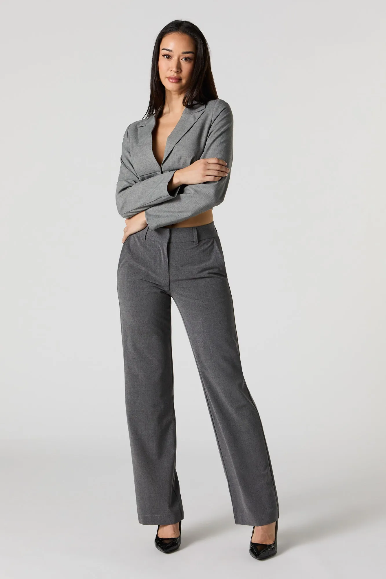 Straight Leg Dress Pant sold by Urban Planet product image thumbnail 4