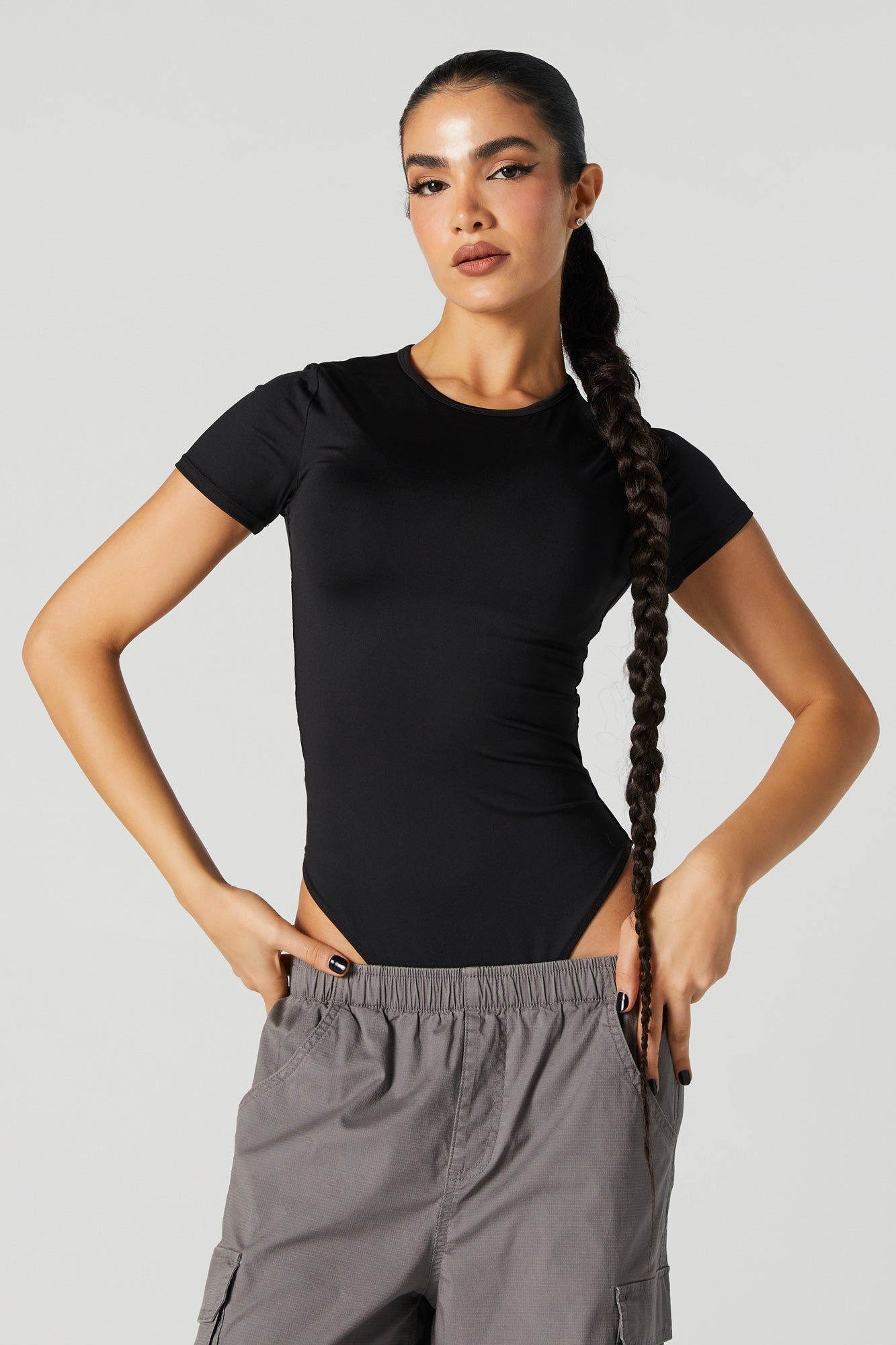 Contour Crewneck Short Sleeve Bodysuit sold by Urban Planet product image thumbnail 4