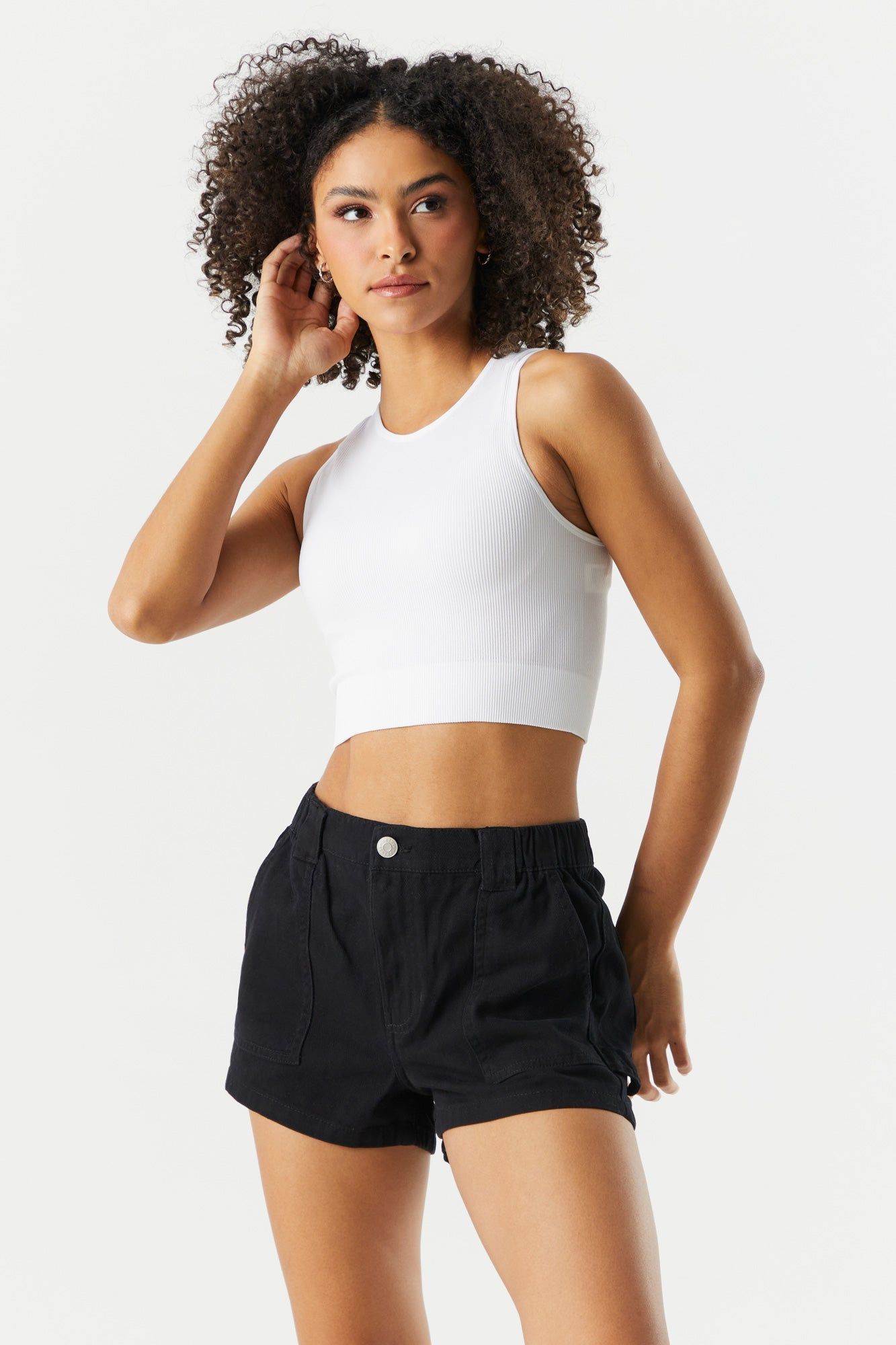 High Rise Denim Carpenter Short sold by Urban Planet product image thumbnail 7