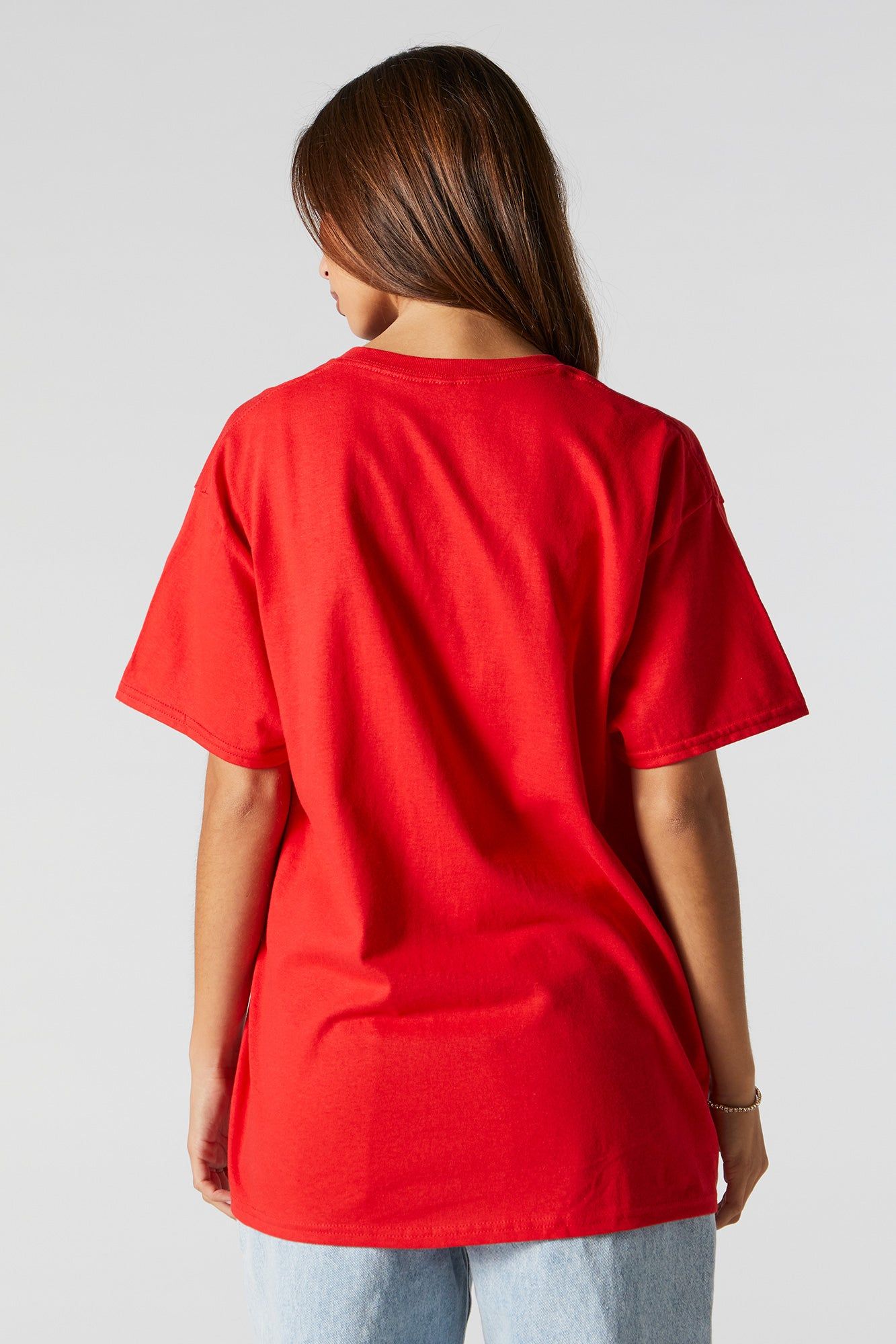 T-shirt de coupe garçonne à imprimé Chicago sold by Urban Planet product image thumbnail 2