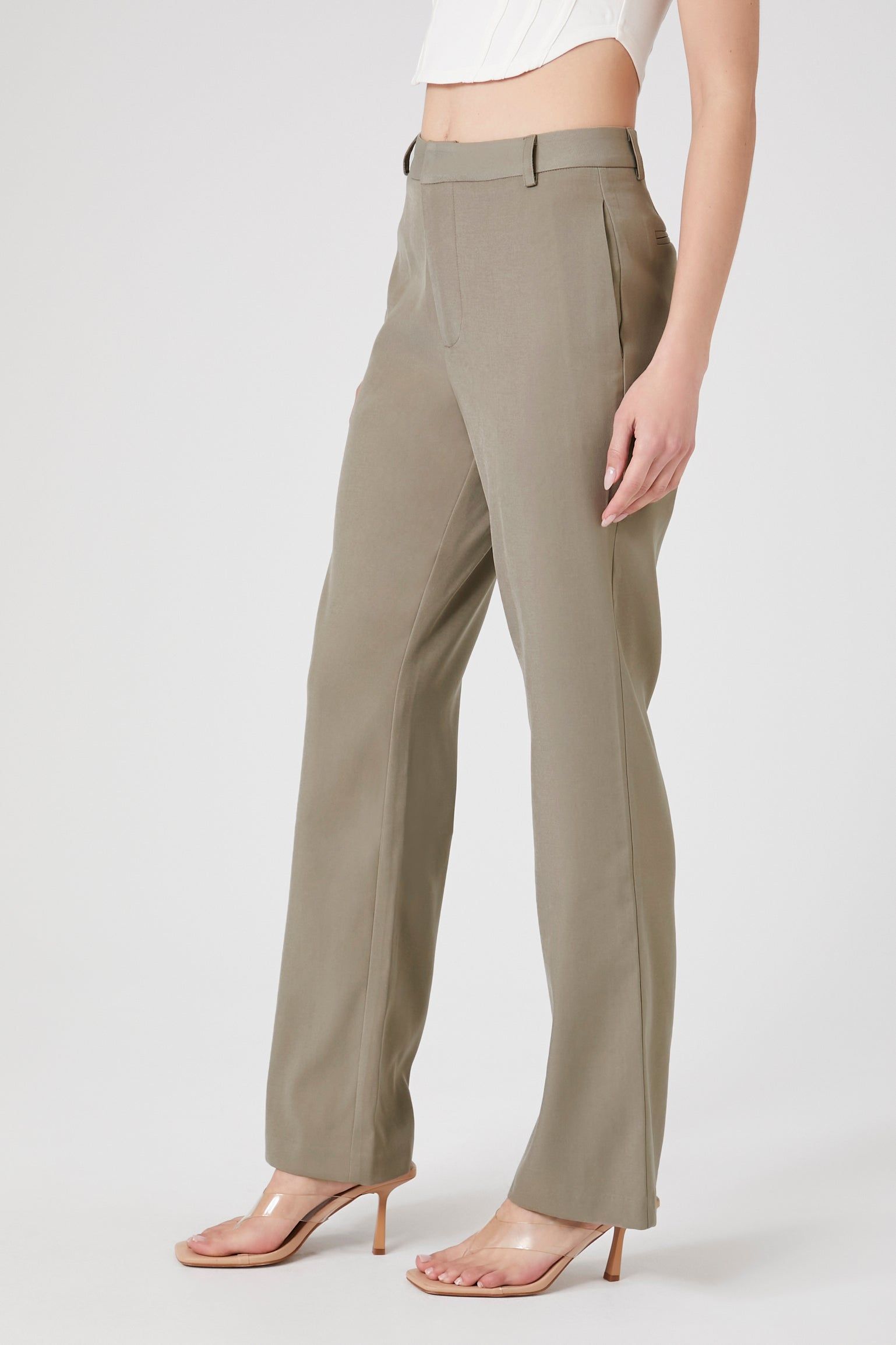 High Rise Straight Leg Trouser sold by Urban Planet product image thumbnail 3