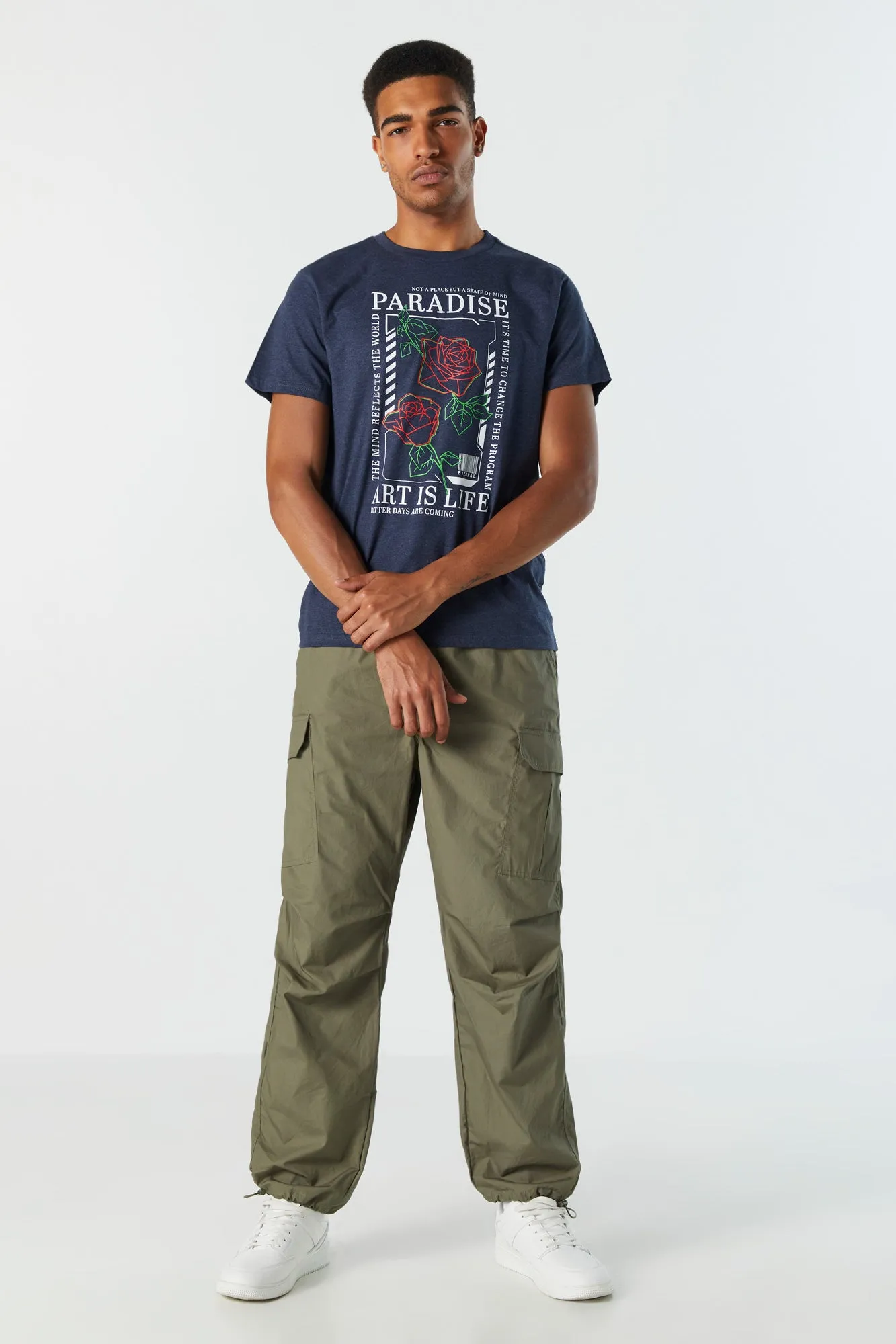 Art Is Life Graphic T-Shirt sold by Urban Planet product image thumbnail 3