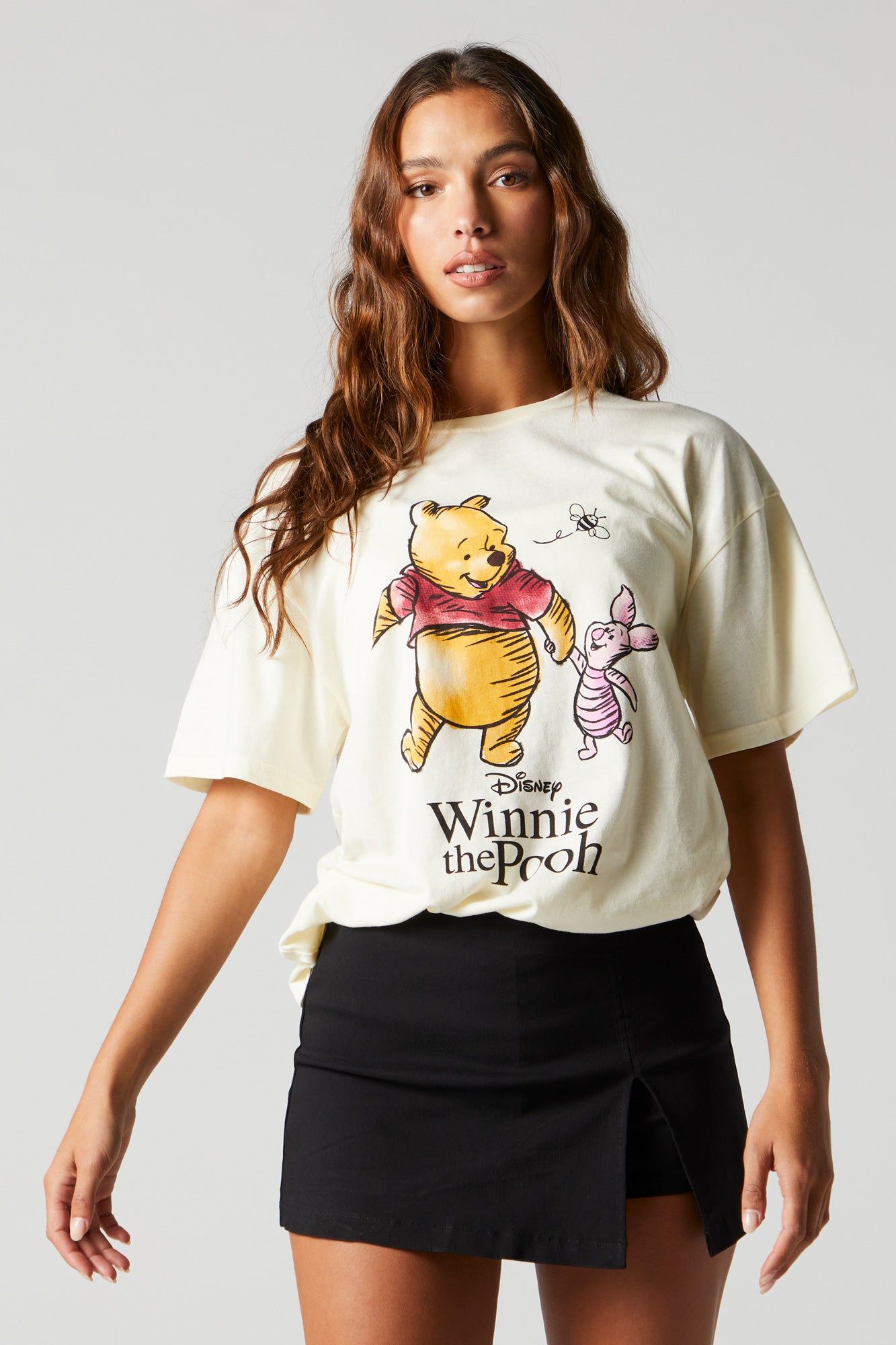 Winnie The Pooh Graphic Boyfriend T-Shirt sold by Urban Planet product image thumbnail 2