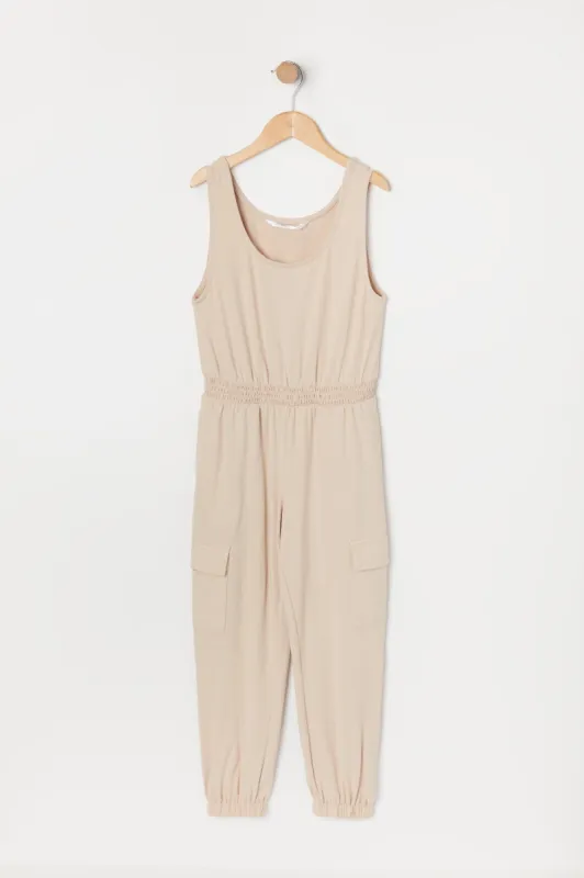 Girls Cargo Jumpsuit made by Urban Planet