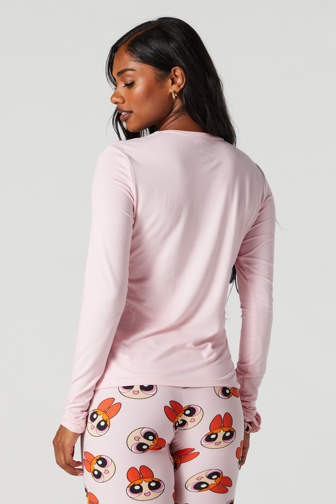 PowerPuff Girls Super Soft 2 Piece Pajama Set sold by Urban Planet product image thumbnail 2