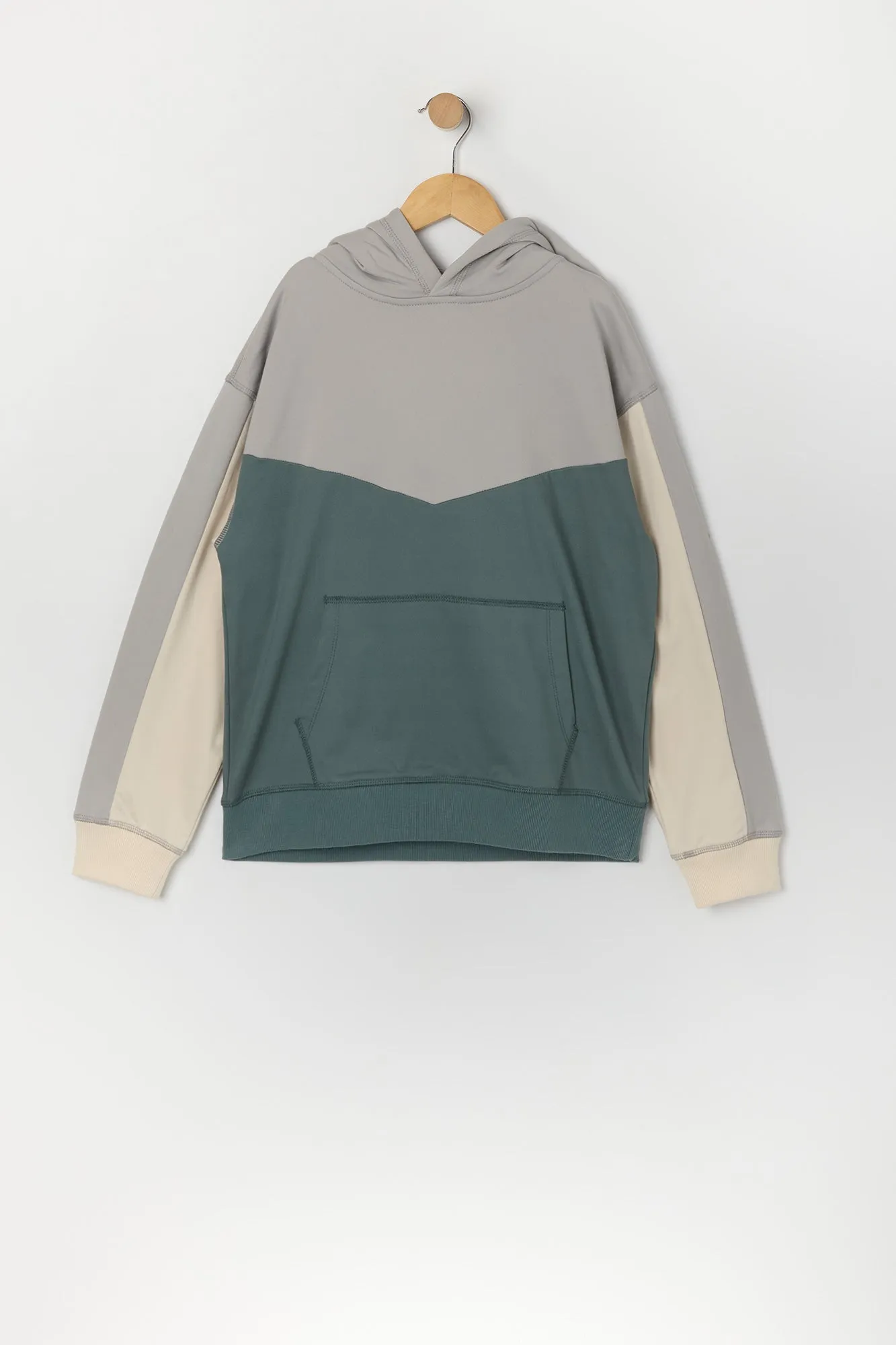 Boys Active Soft Colourblock Hoodie sold by Urban Planet product image thumbnail 5
