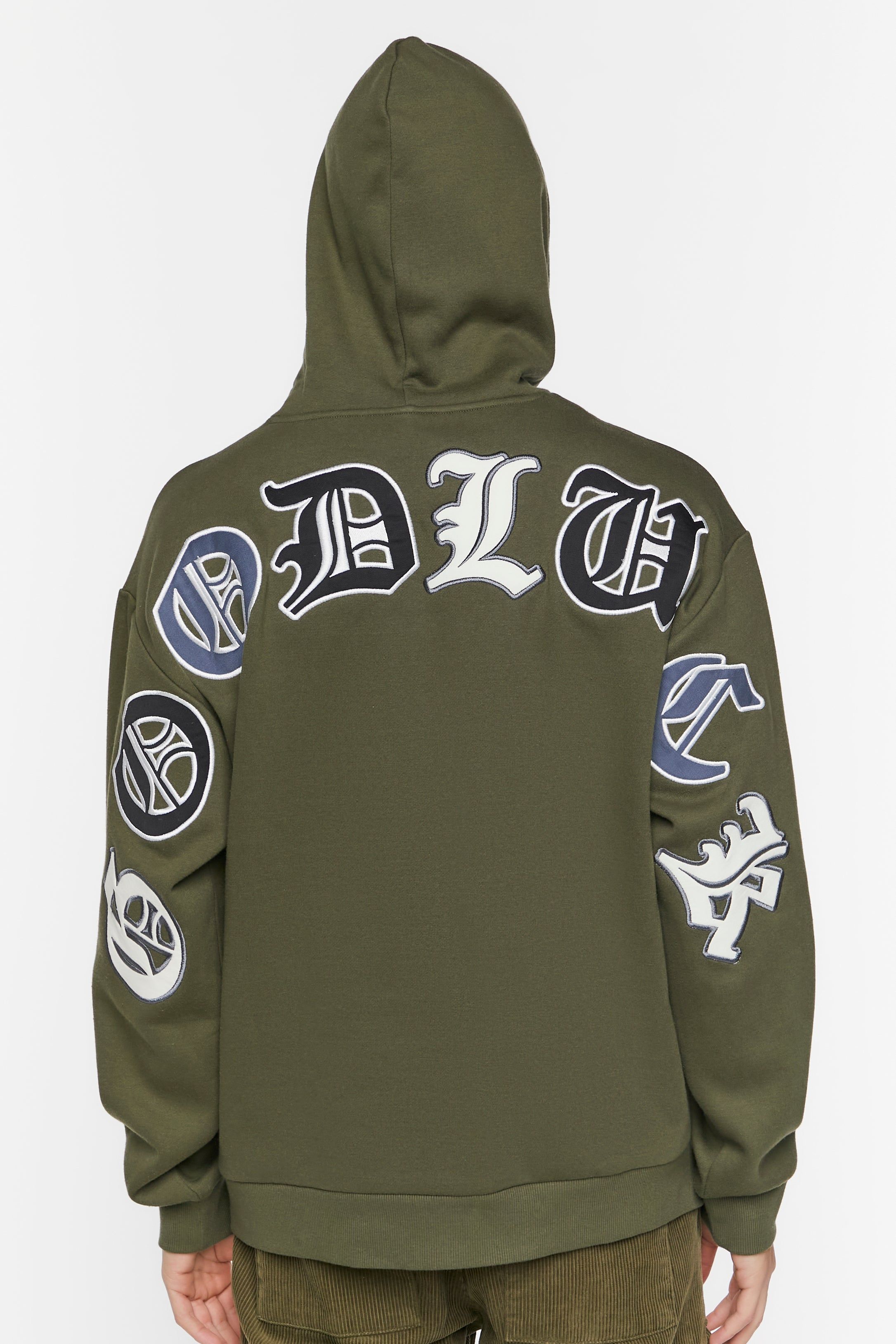 Goodluck Graphic Fleece Hoodie sold by Urban Planet product image thumbnail 2