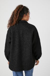 Sherpa Button-Up Shacket sold by Urban Planet