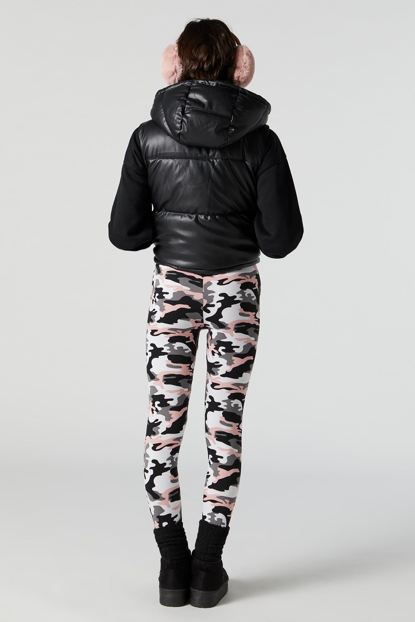 Legging avec motif camouflage rose sold by Urban Planet product image thumbnail 3