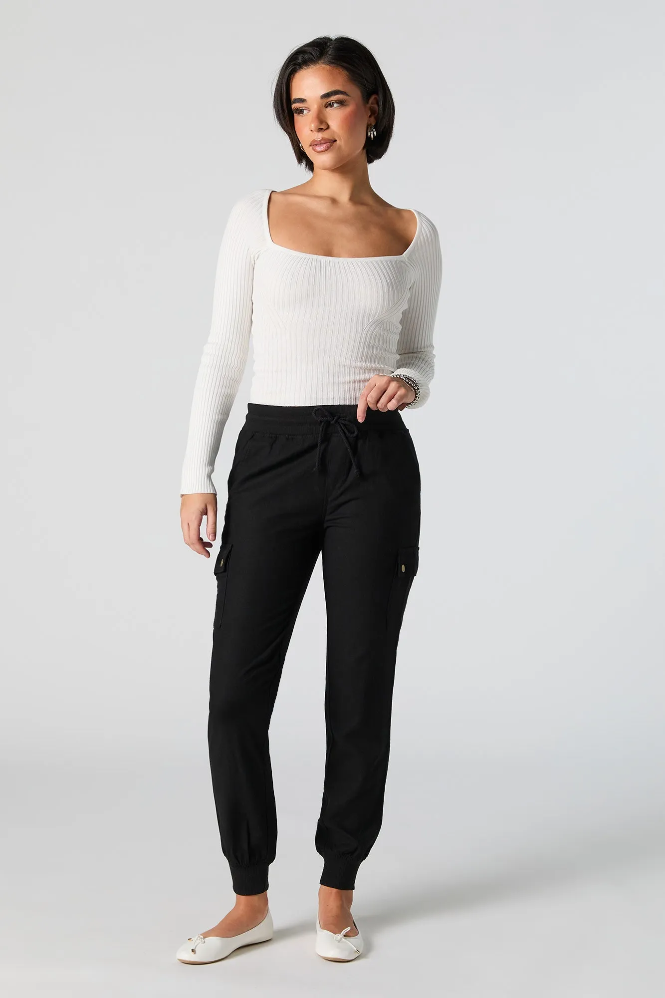 Linen Cargo Jogger sold by Urban Planet product image thumbnail 4