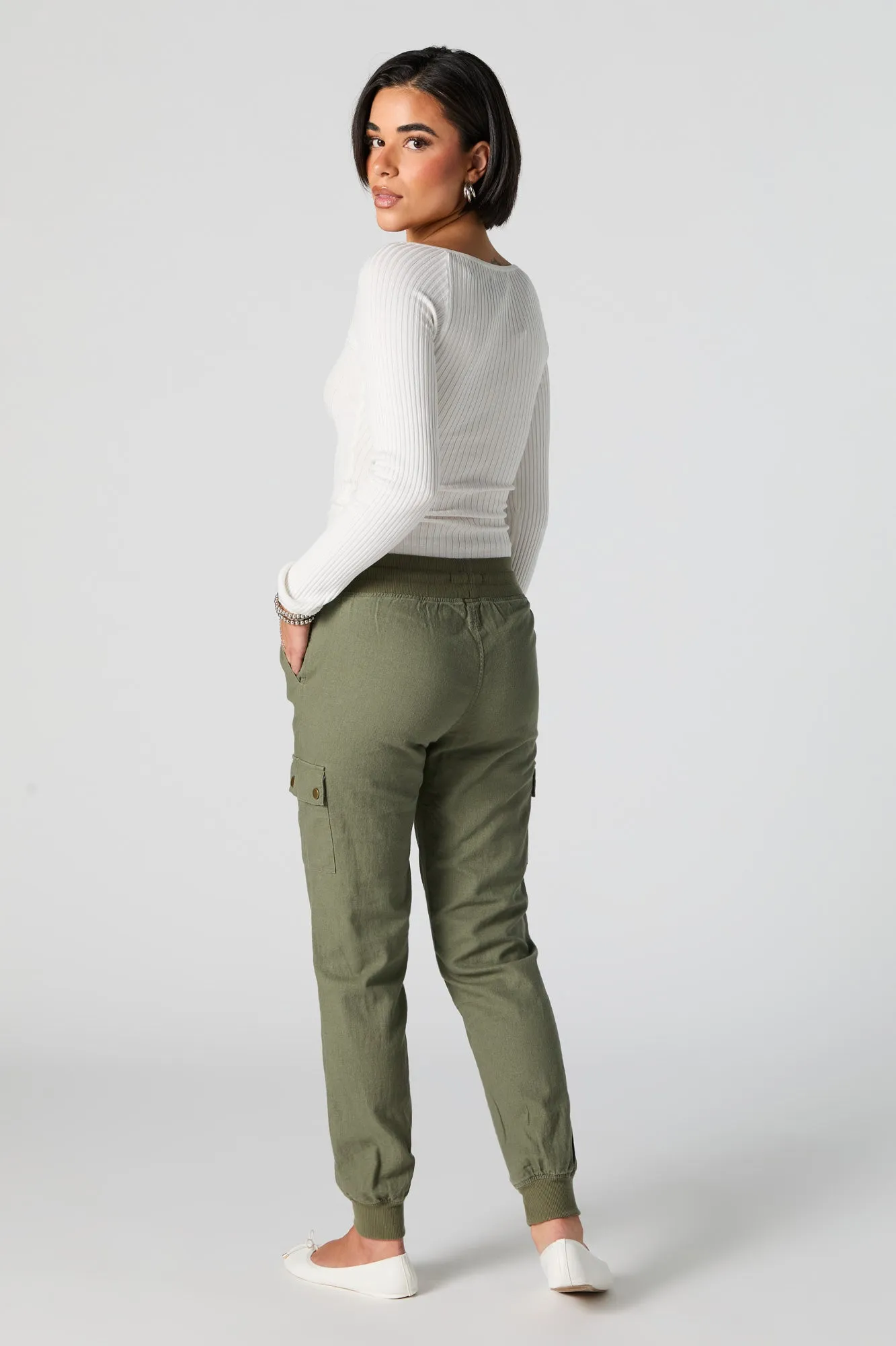 Linen Cargo Jogger sold by Urban Planet product image thumbnail 3