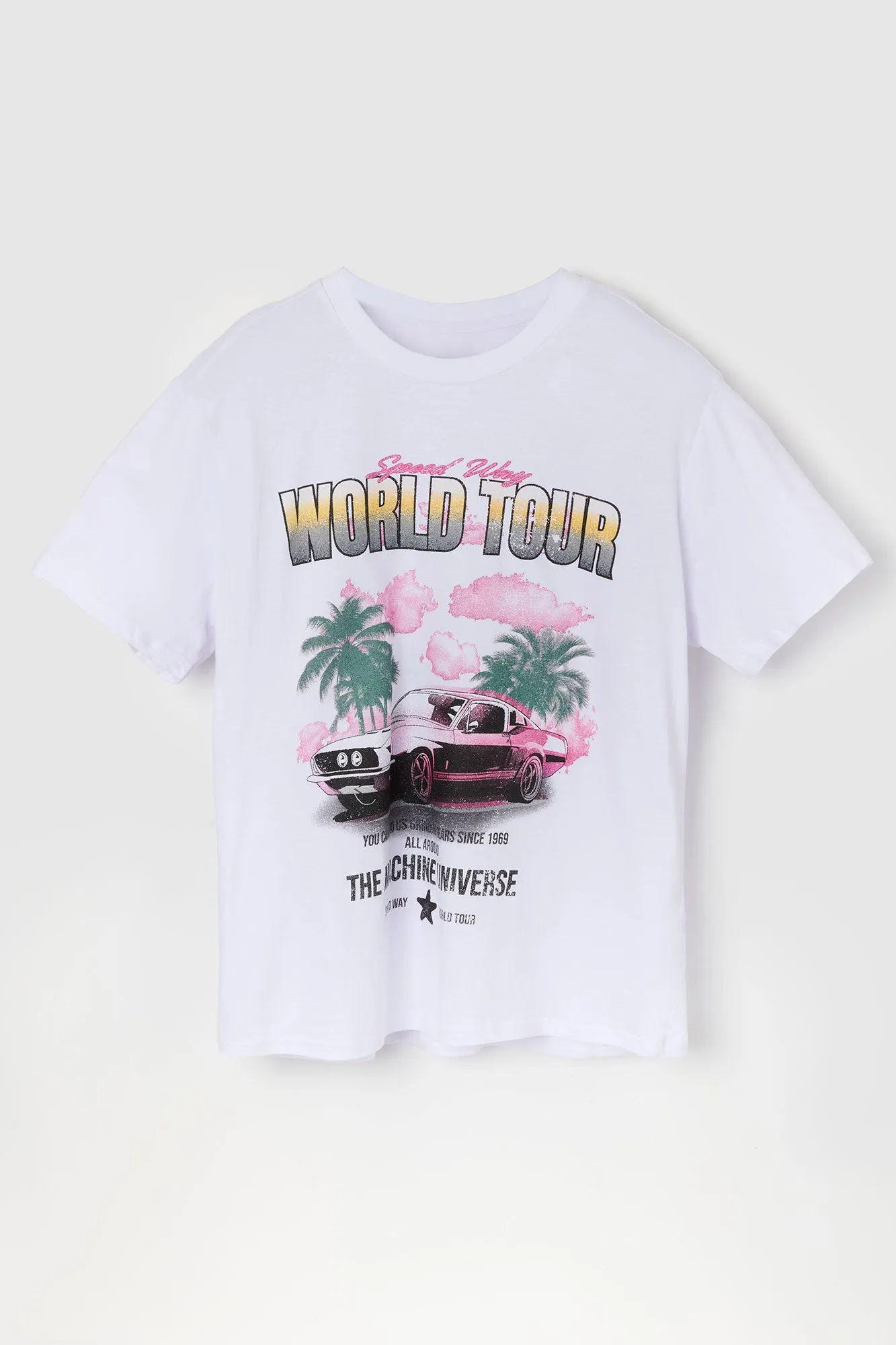 Speedway World Tour Graphic T-Shirt sold by Urban Planet product image thumbnail 4