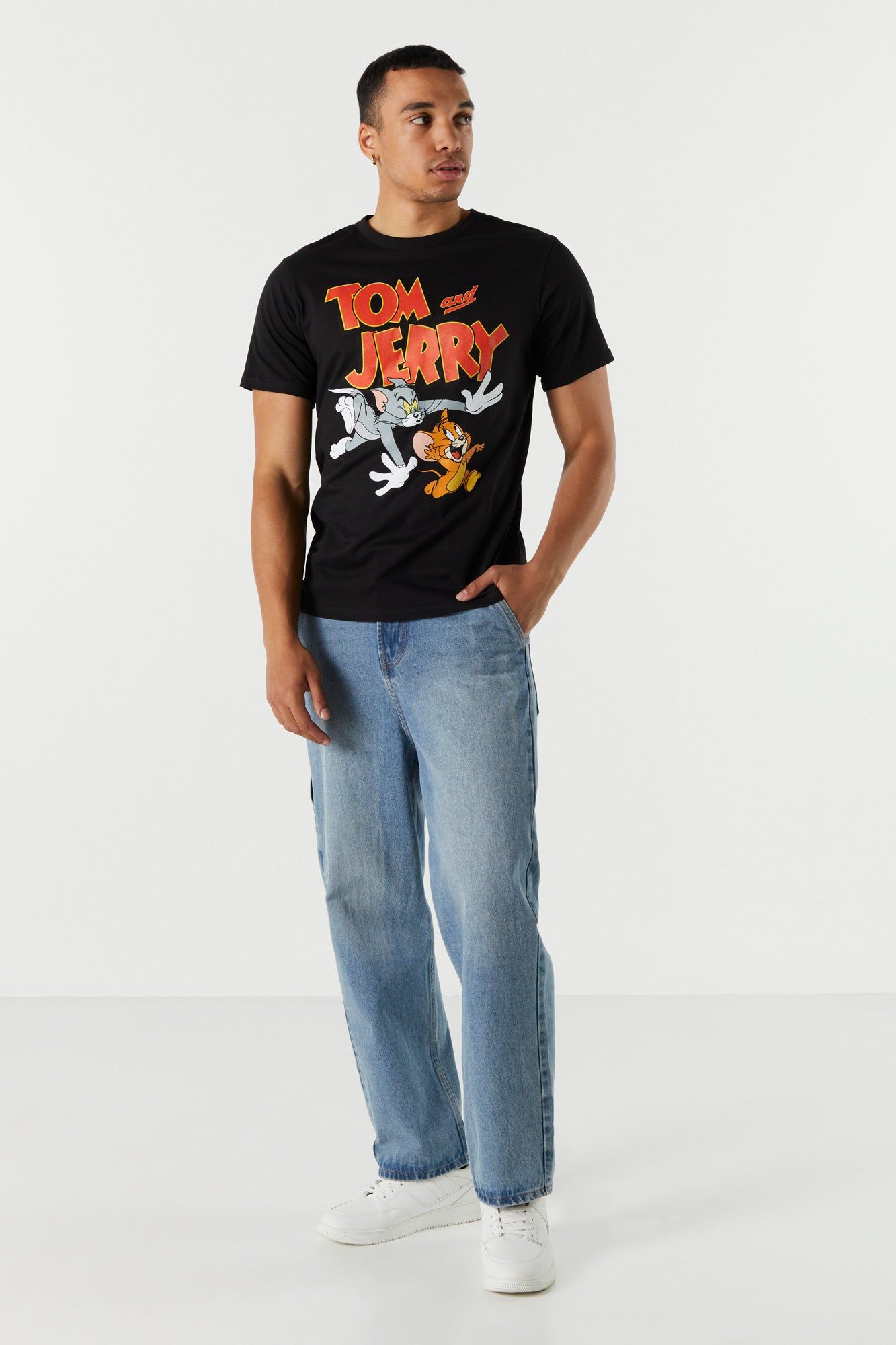 Tom and Jerry Graphic T-Shirt sold by Urban Planet product image thumbnail 3