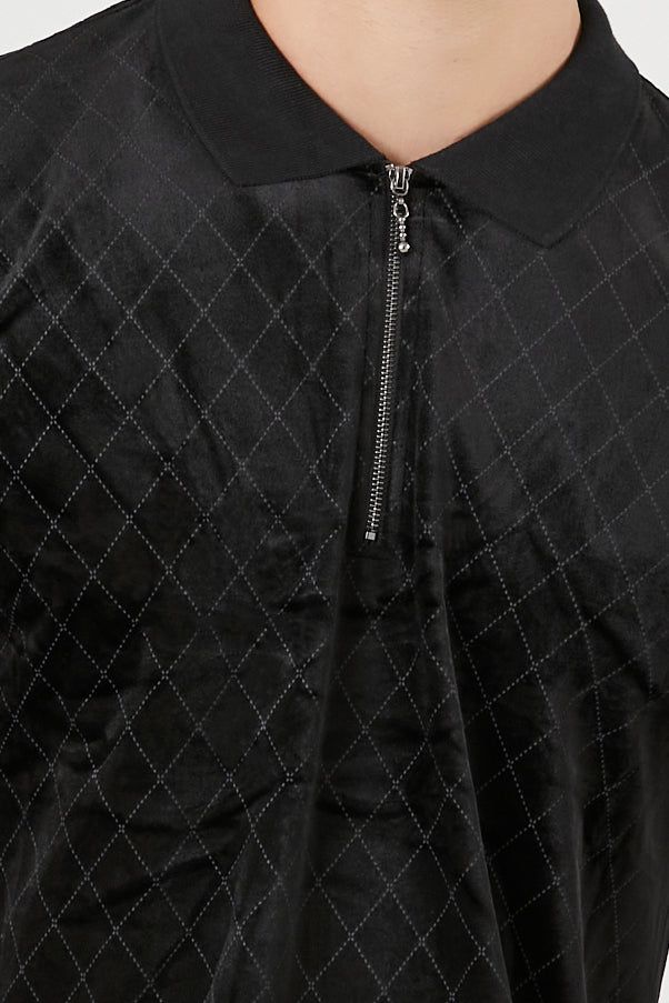 Haut en velours avec quart de fermeture à glissière sold by Urban Planet product image thumbnail 5