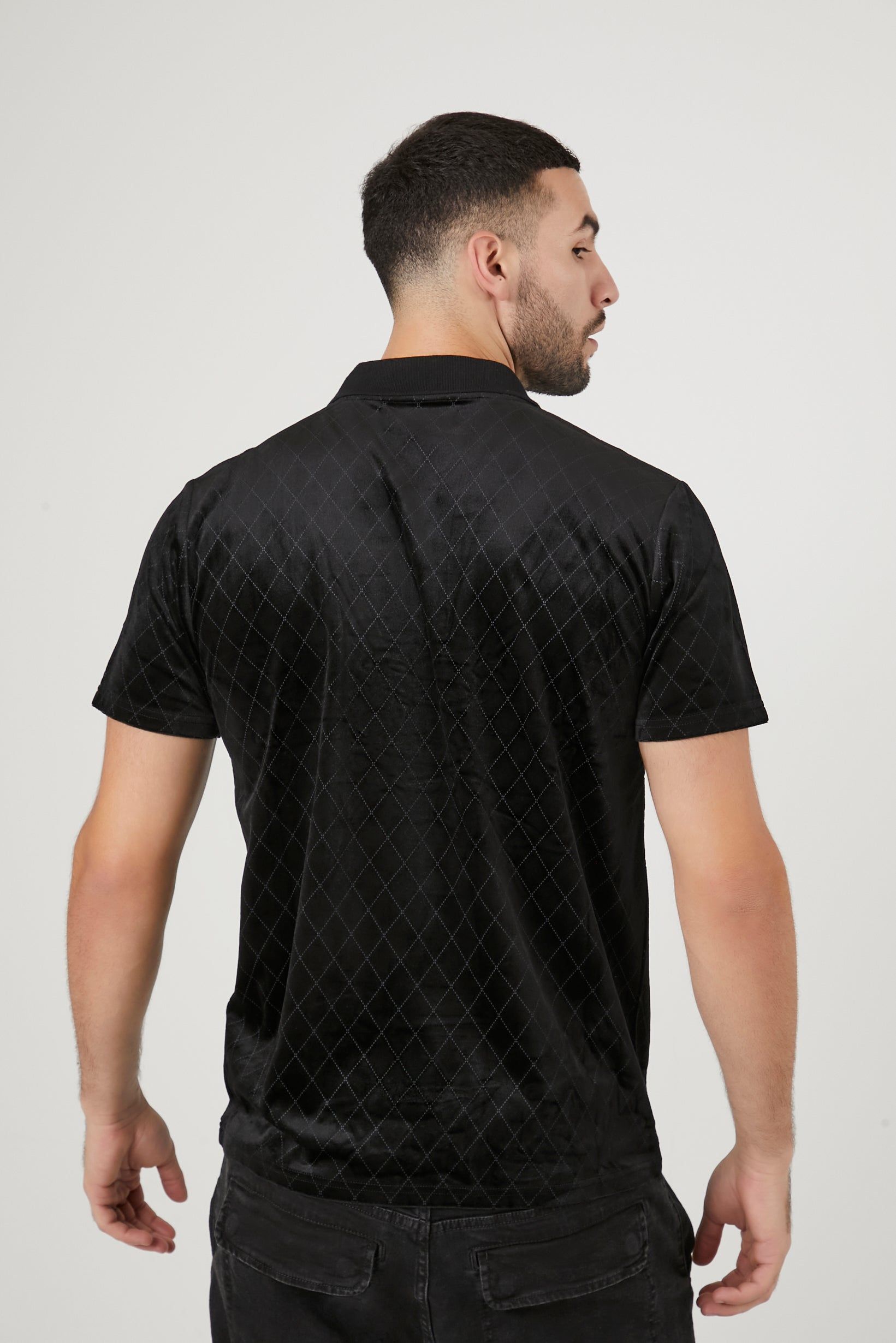 Haut en velours avec quart de fermeture à glissière sold by Urban Planet product image thumbnail 3