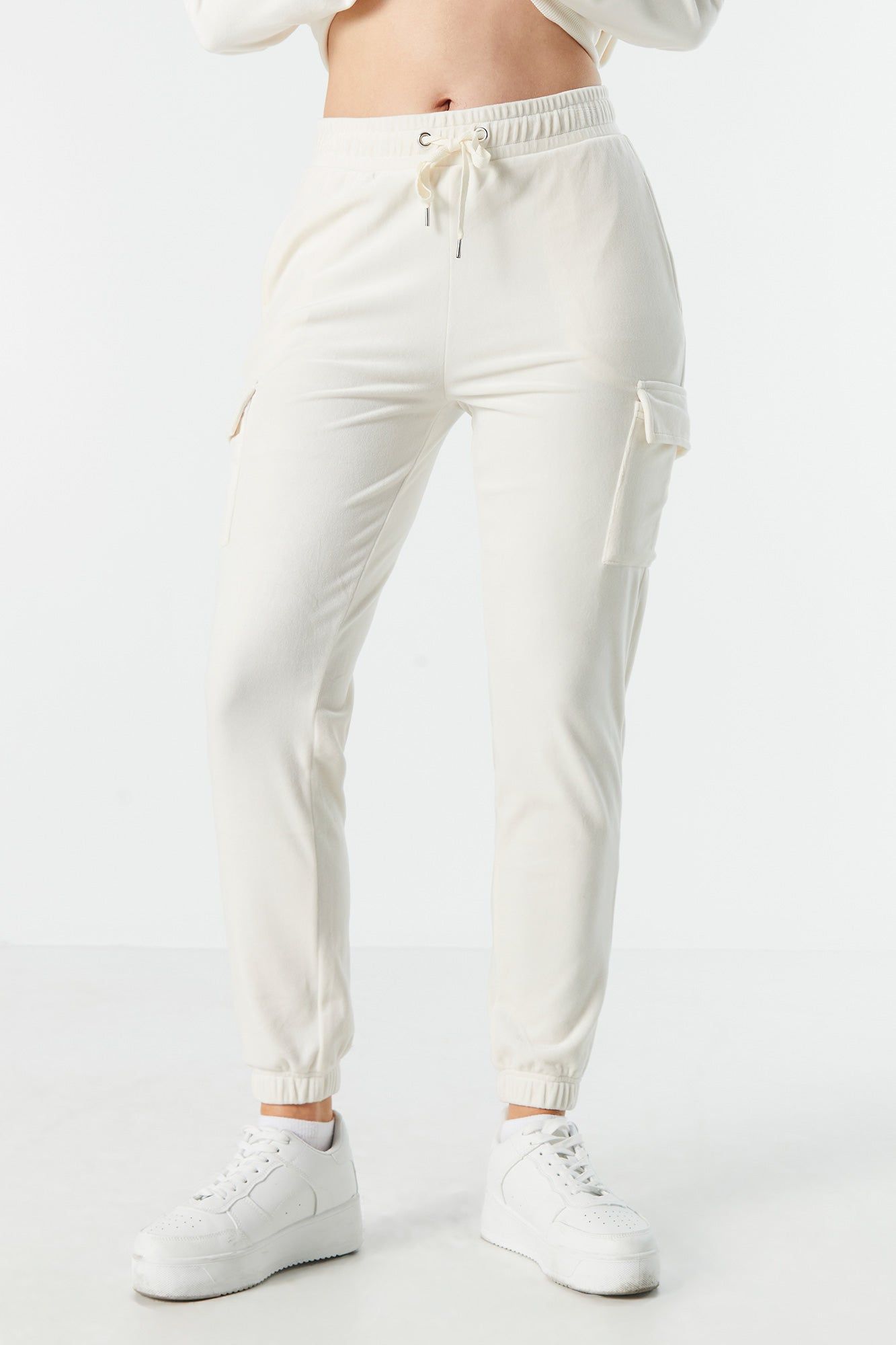 Pantalon de jogging cargo en velours sold by Urban Planet product image thumbnail 2