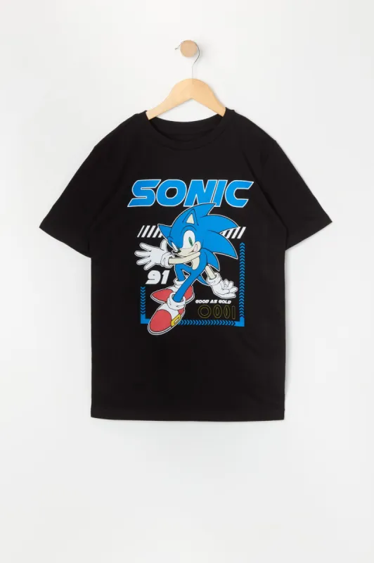T-shirt à imprimé Sonic pour garçon sold by Urban Planet