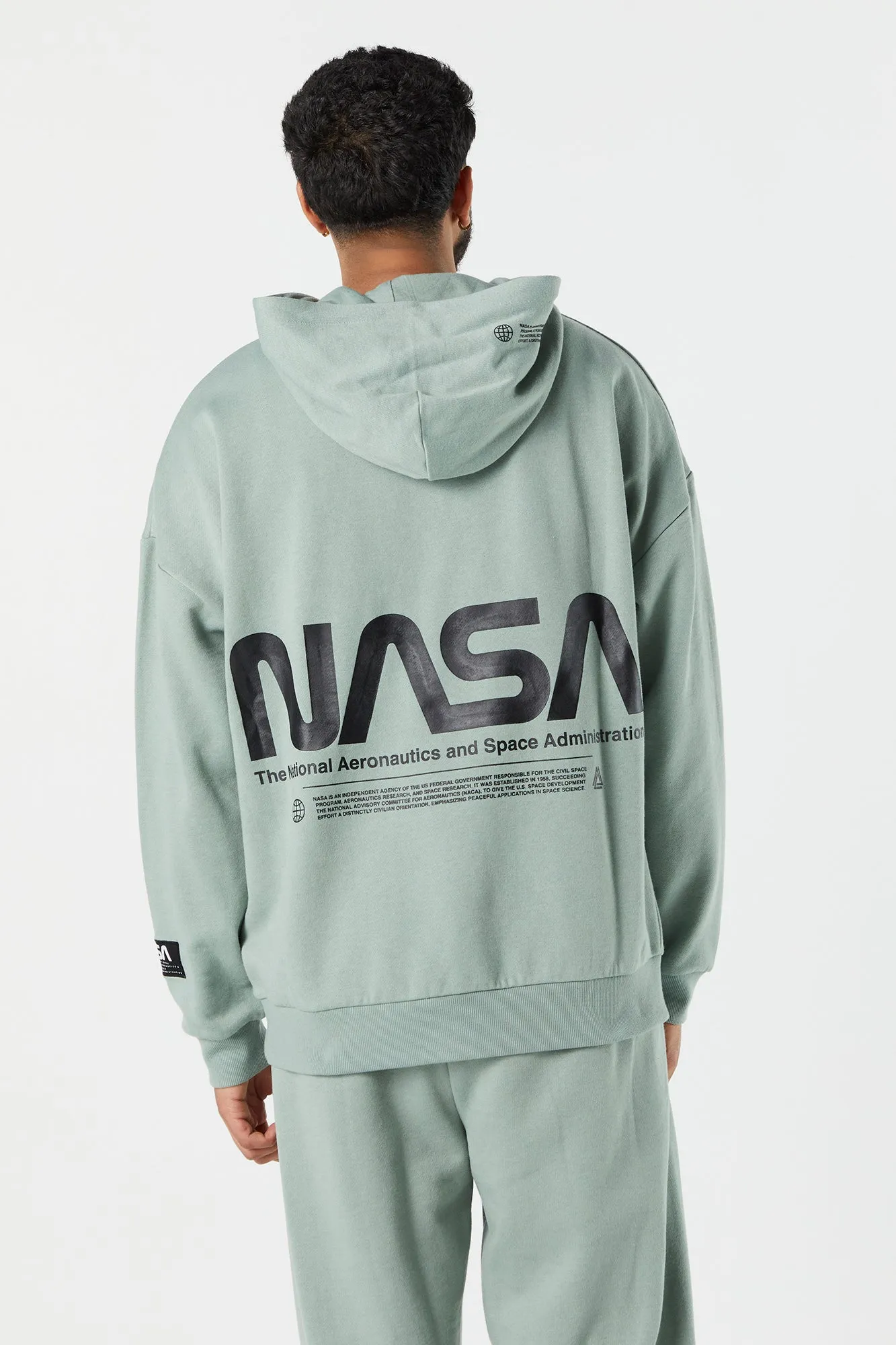 NASA Graphic Oversized Hoodie sold by Urban Planet product image thumbnail 2