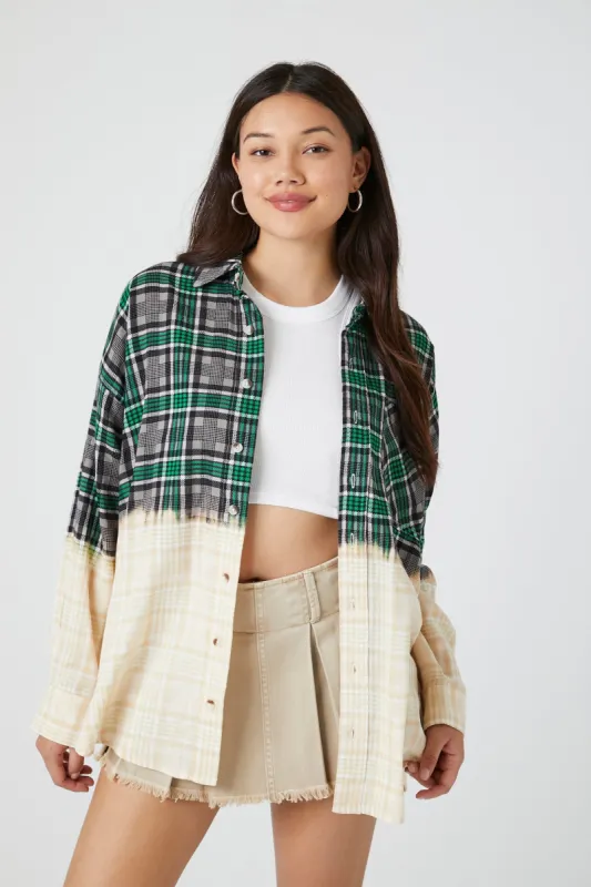 Haut boutonné à carreaux javellisé sold by Urban Planet