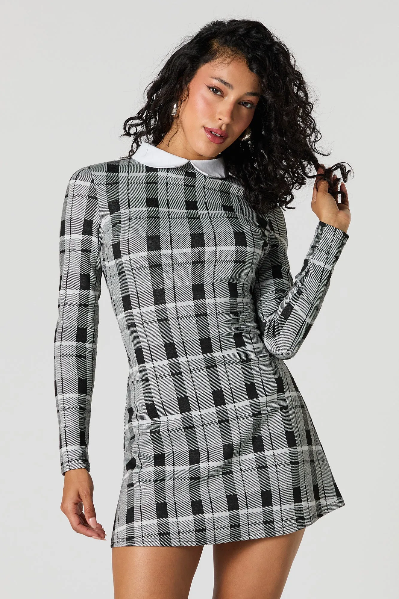 Minirobe à manches longues avec col sold by Urban Planet product image thumbnail 4