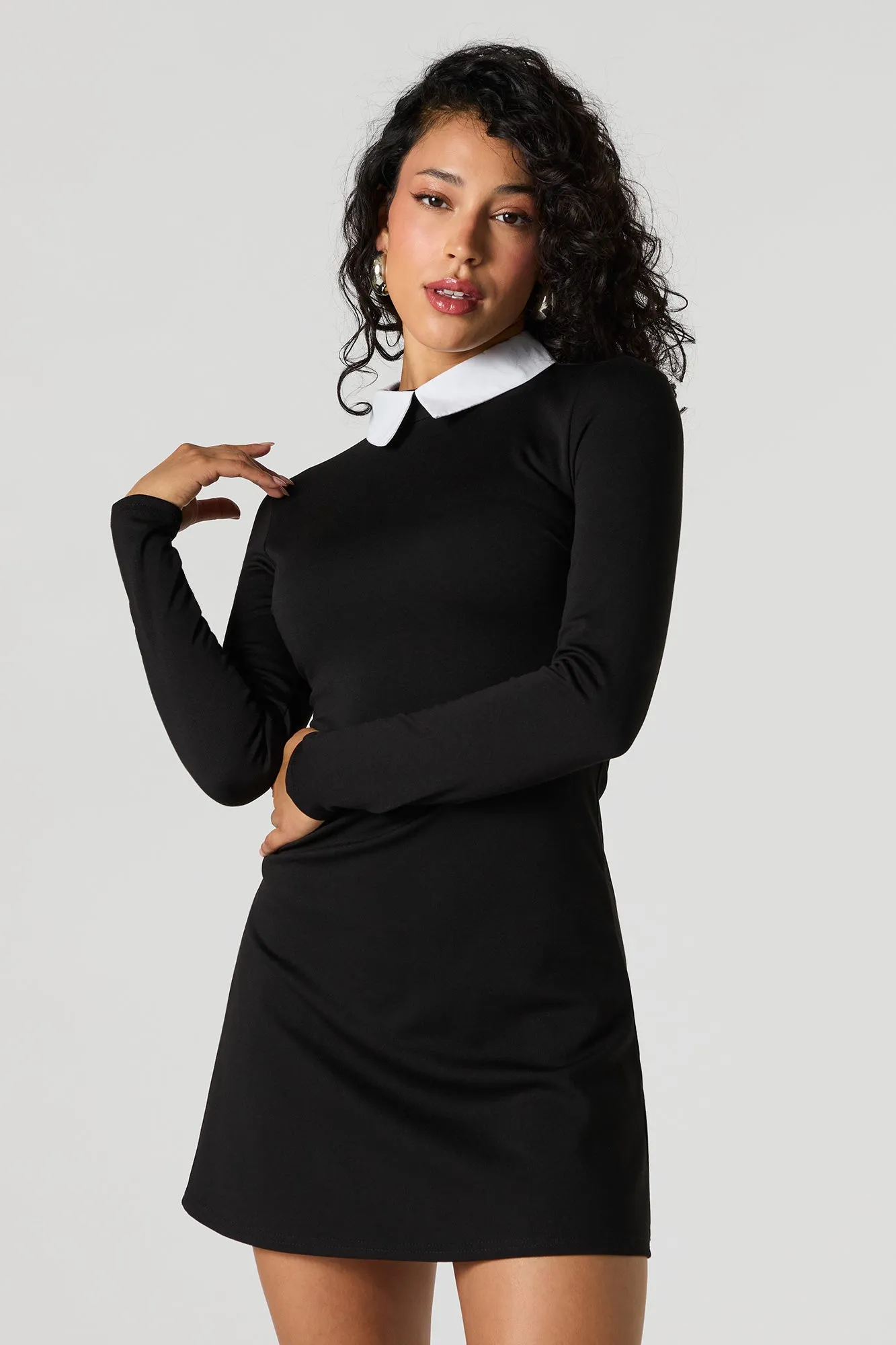 Minirobe à manches longues avec col sold by Urban Planet product image thumbnail 5