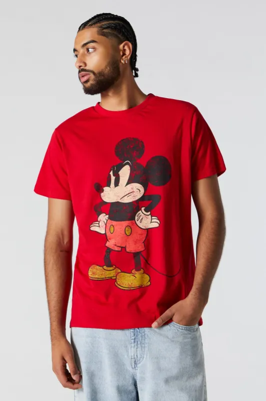 T-shirt à imprimé Angry Mickey sold by Urban Planet