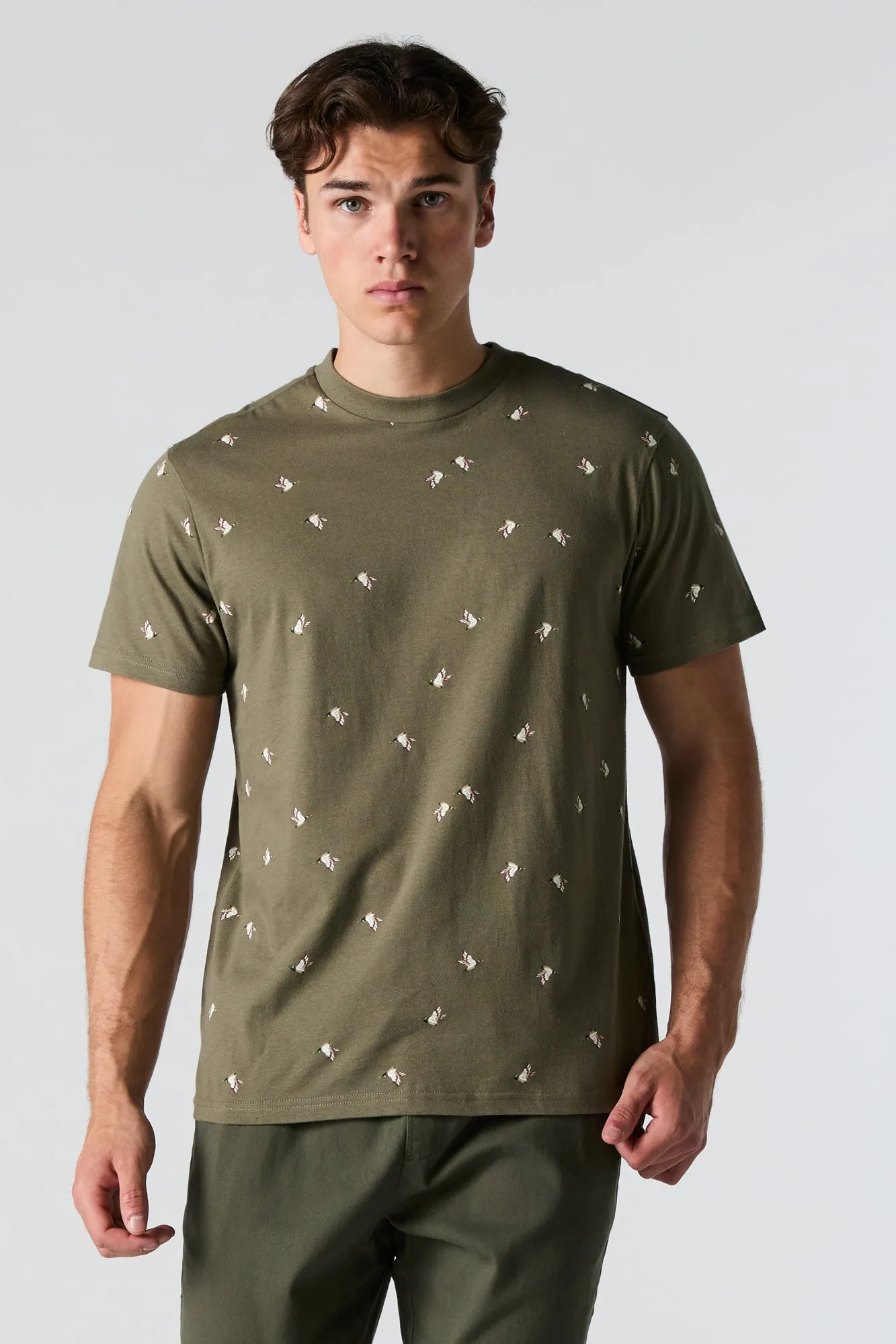 T-shirt avec micromotif de canards sold by Urban Planet