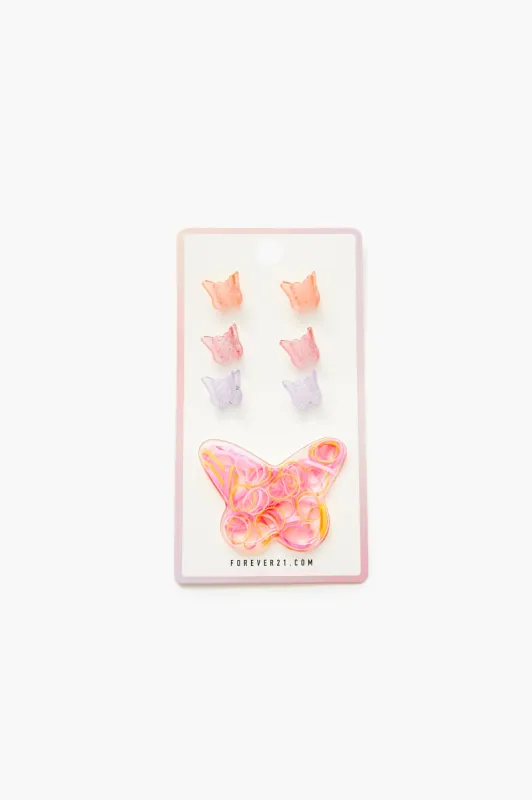 Ensemble de pinces et attaches Papillon sold by Urban Planet