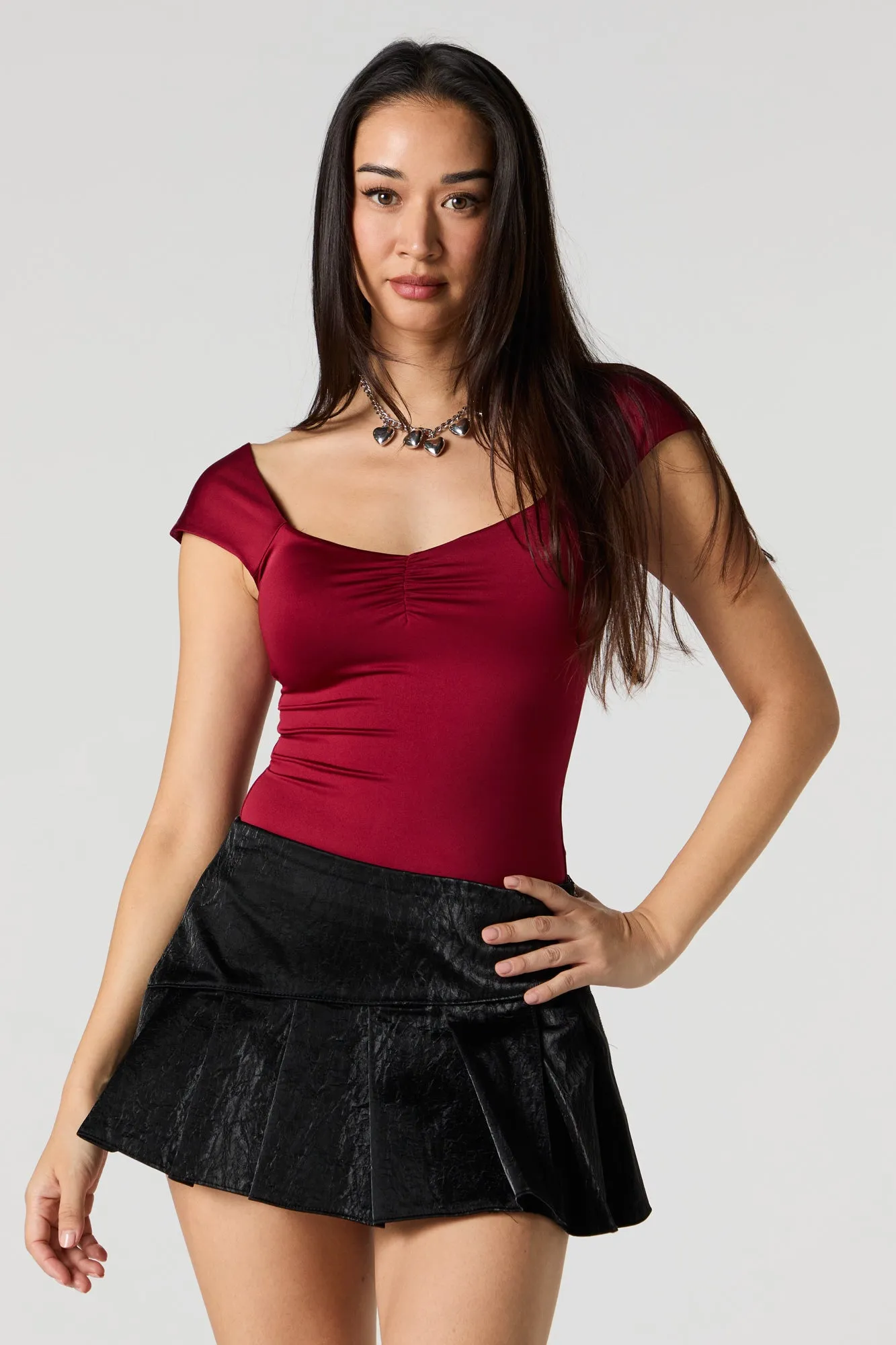 Contour Sweetheart Cinched Bodysuit sold by Urban Planet product image thumbnail 5