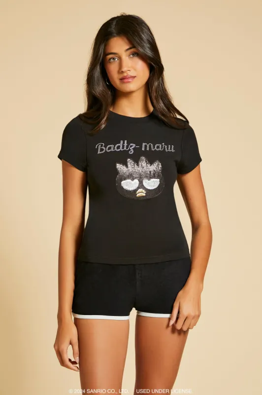 T-shirt à imprimé Badtz-Maru avec pierres du Rhin sold by Urban Planet