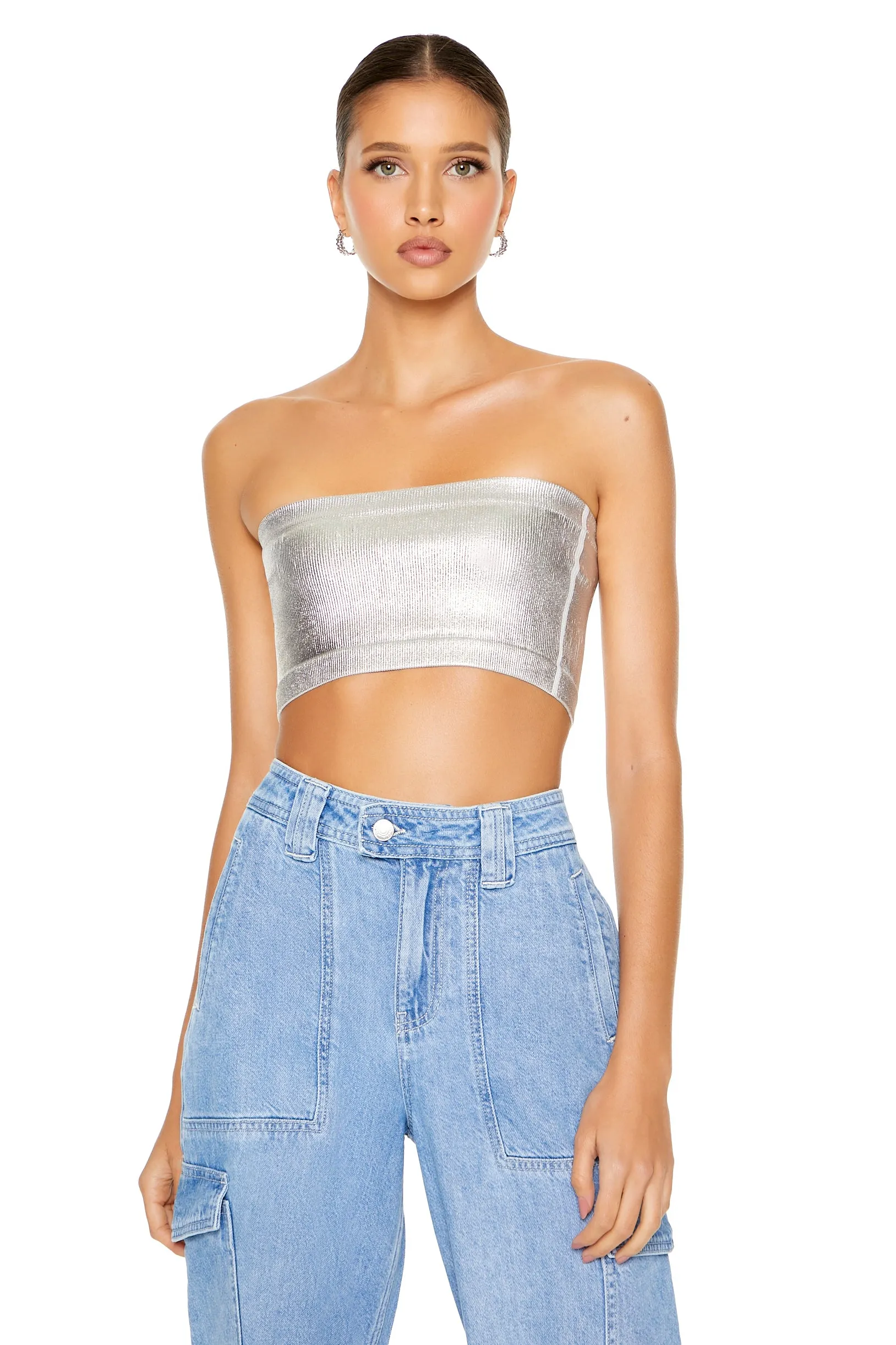 Haut tubulaire sans couture chatoyant sold by Urban Planet